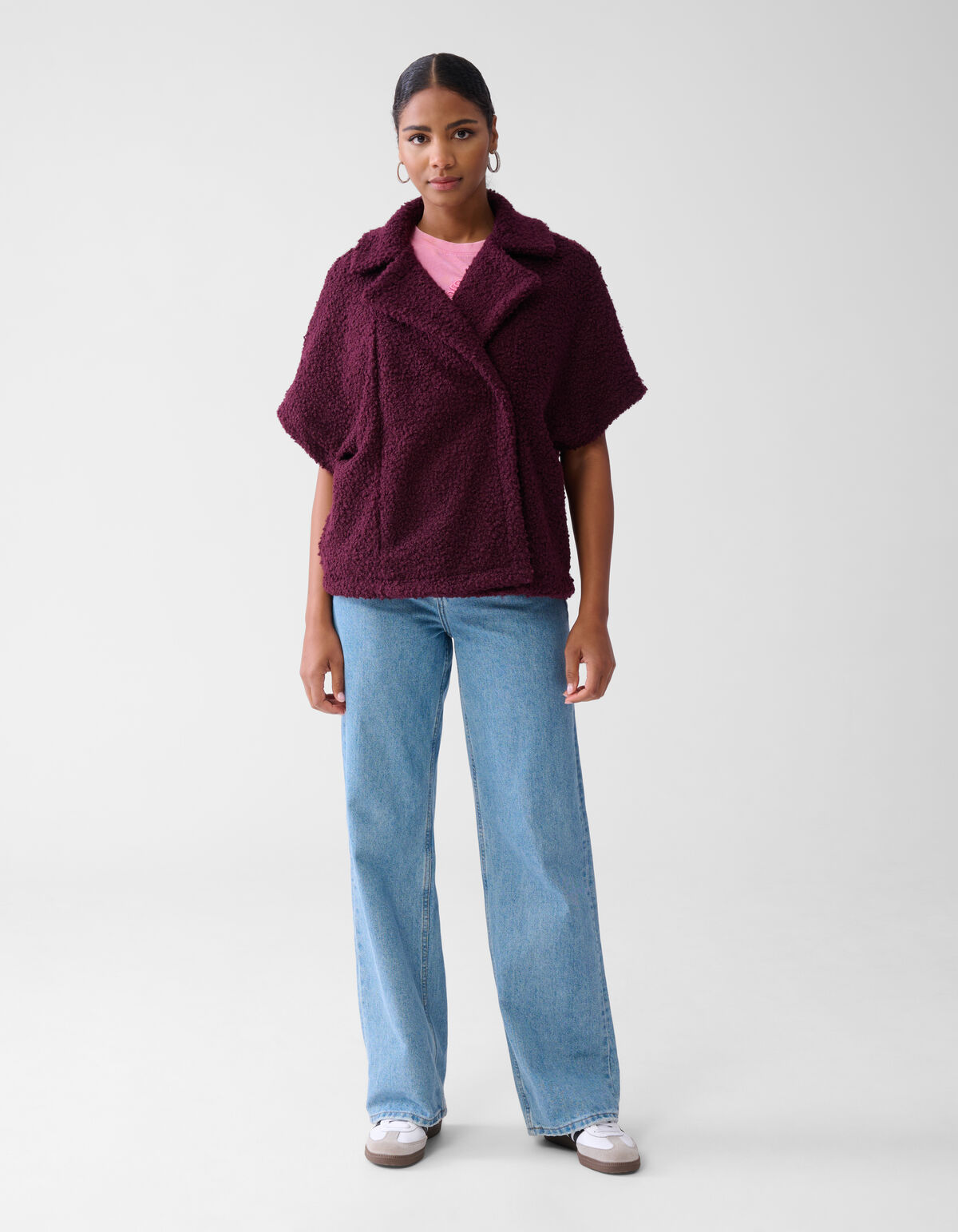 Teddy Gilet Bordeaux SHOEBY WOMEN