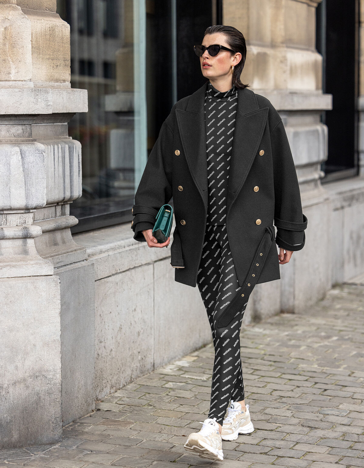 Rechteckige Tasche Dunkelgr&uuml;n SHOEBY ACCESSOIRES