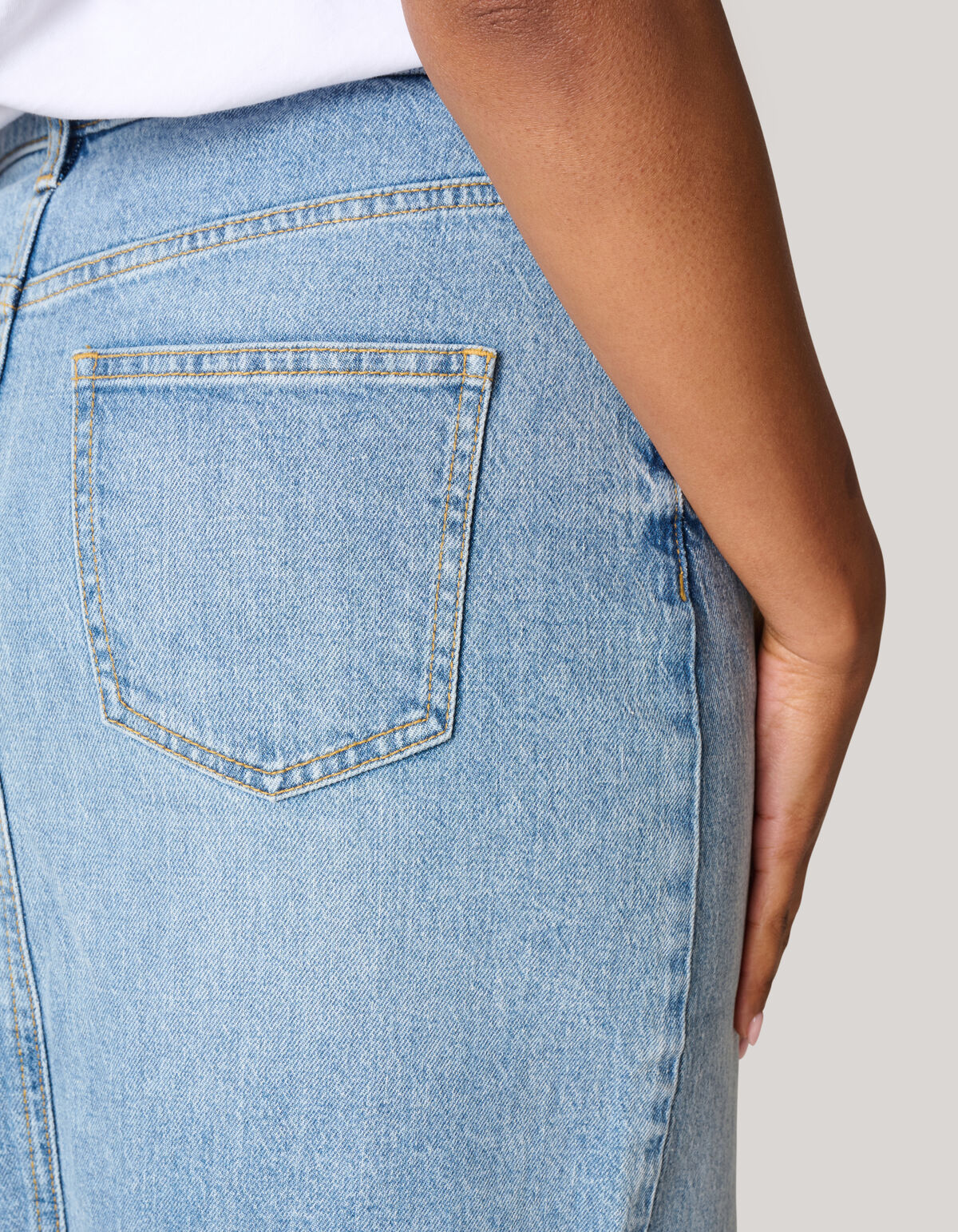 Denim Midi Rok SHOEBY WOMEN