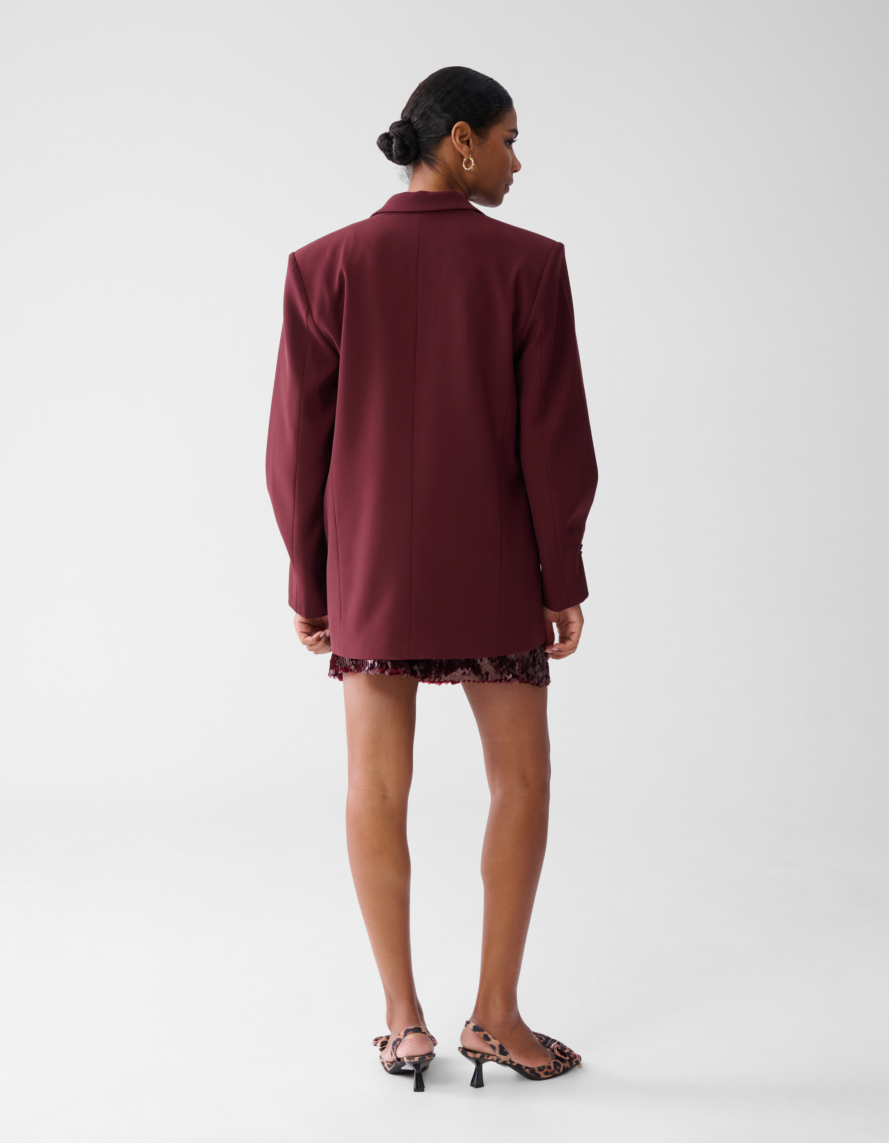 Blazer in Übergröße Dunkelrot SHOEBY WOMEN