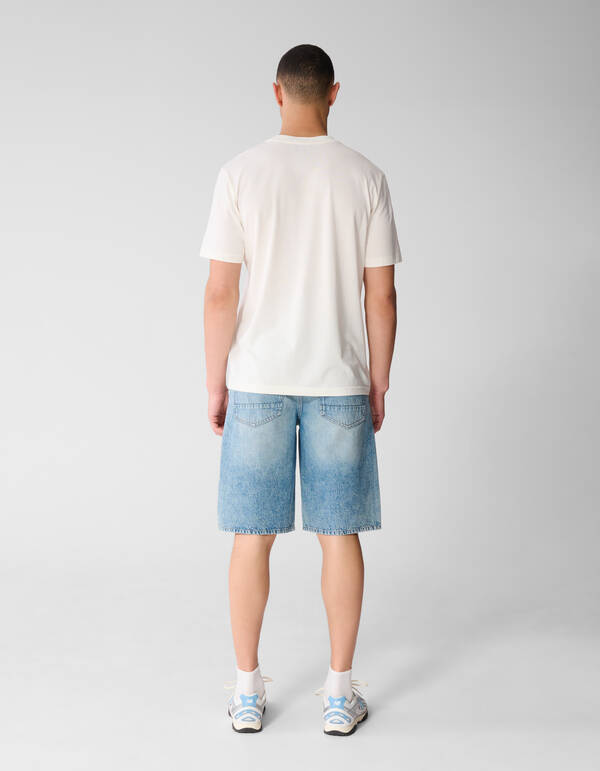 Spread Logo T-Shirt Gebrochen Wei&szlig; SHOEBY MEN