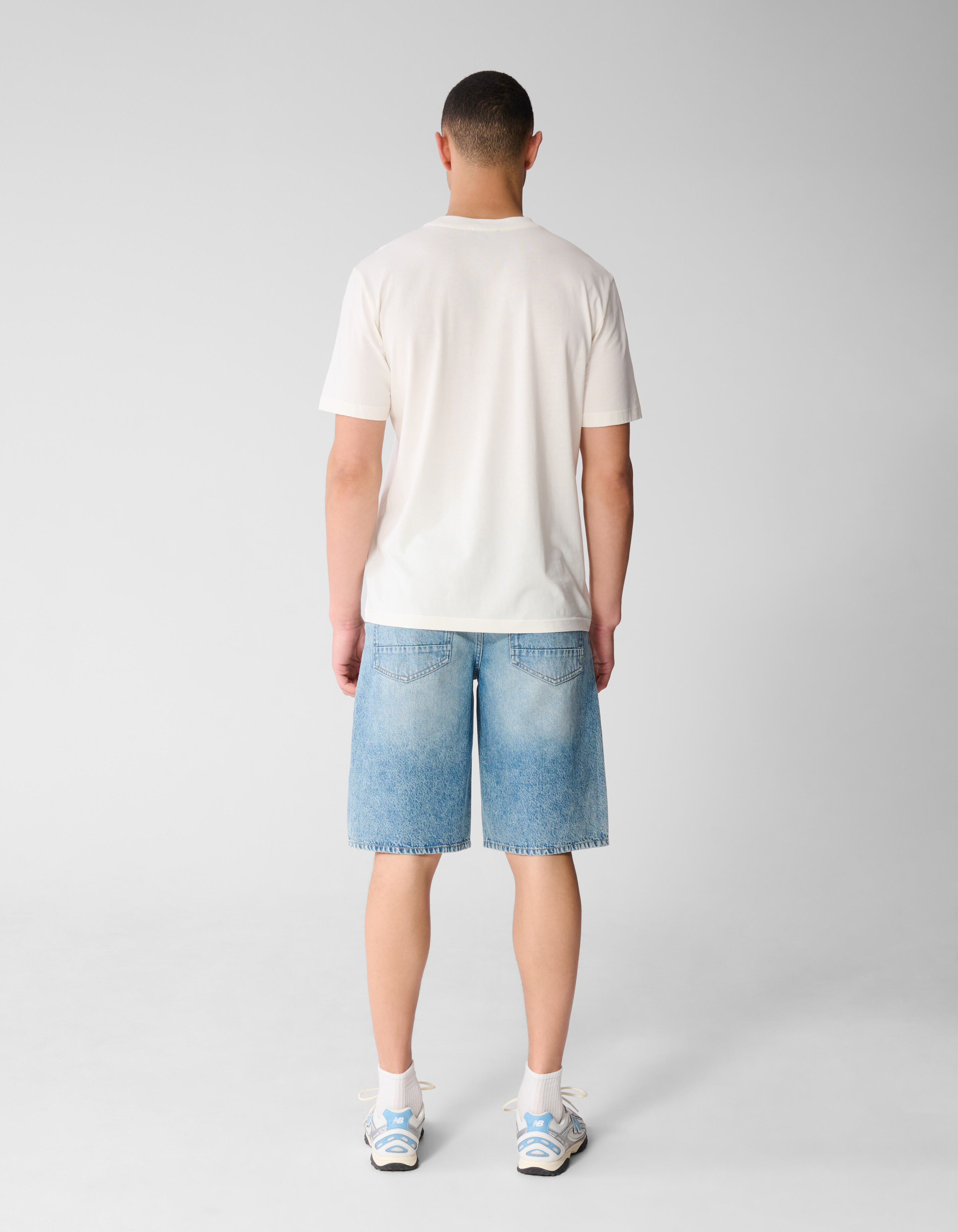 Spread Logo T-Shirt Gebrochen Wei&szlig; SHOEBY MEN