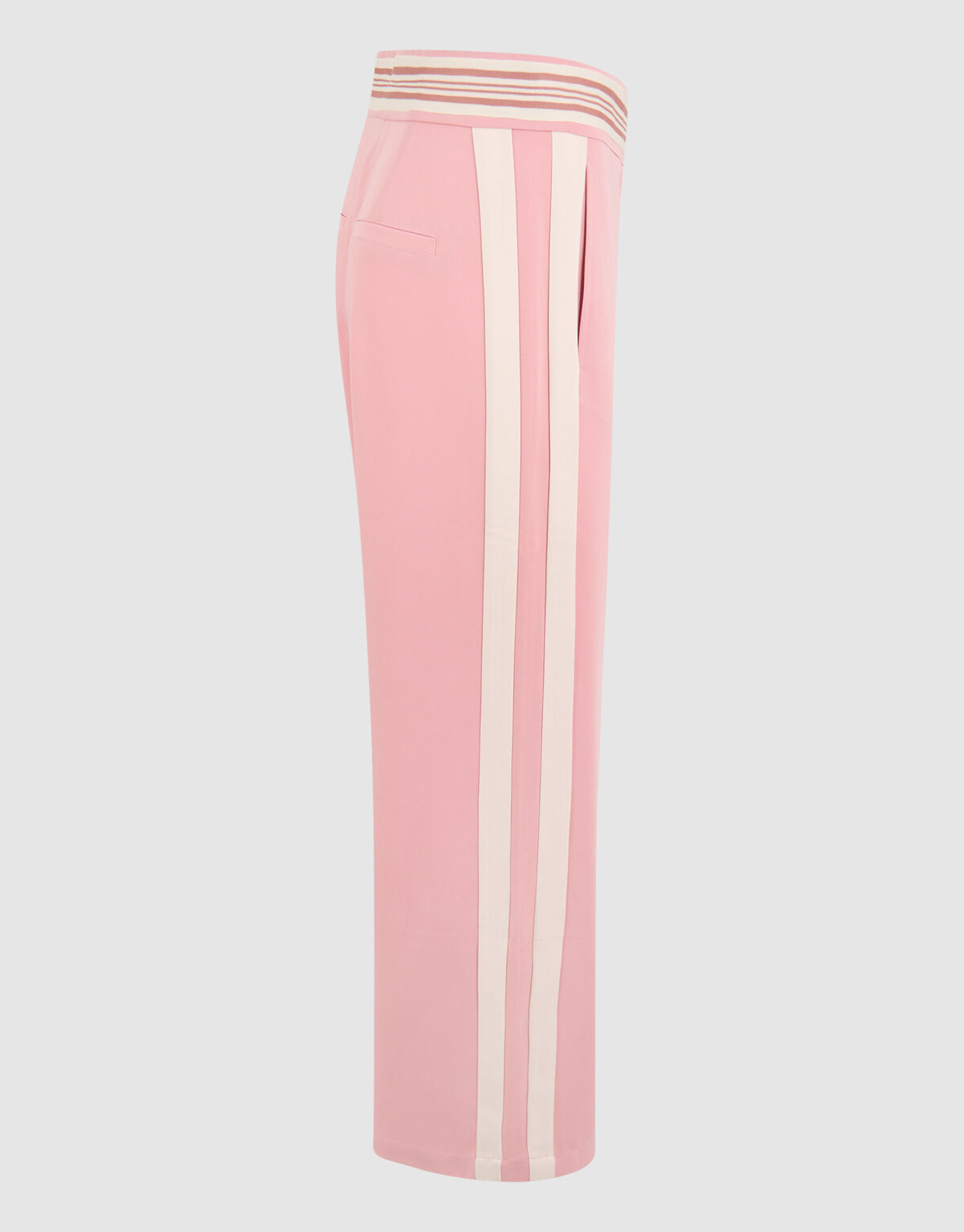 Sportliche Hose mit weitem Bein Hellrosa von Mieke SHOEBY WOMEN