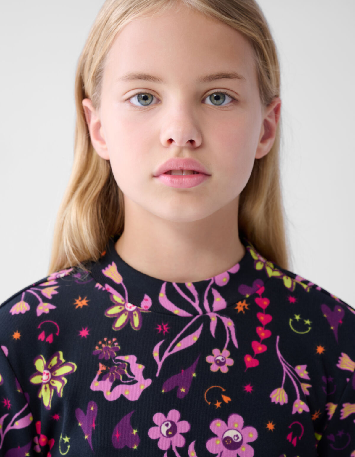 Smile Top Schwarz SHOEBY GIRLS