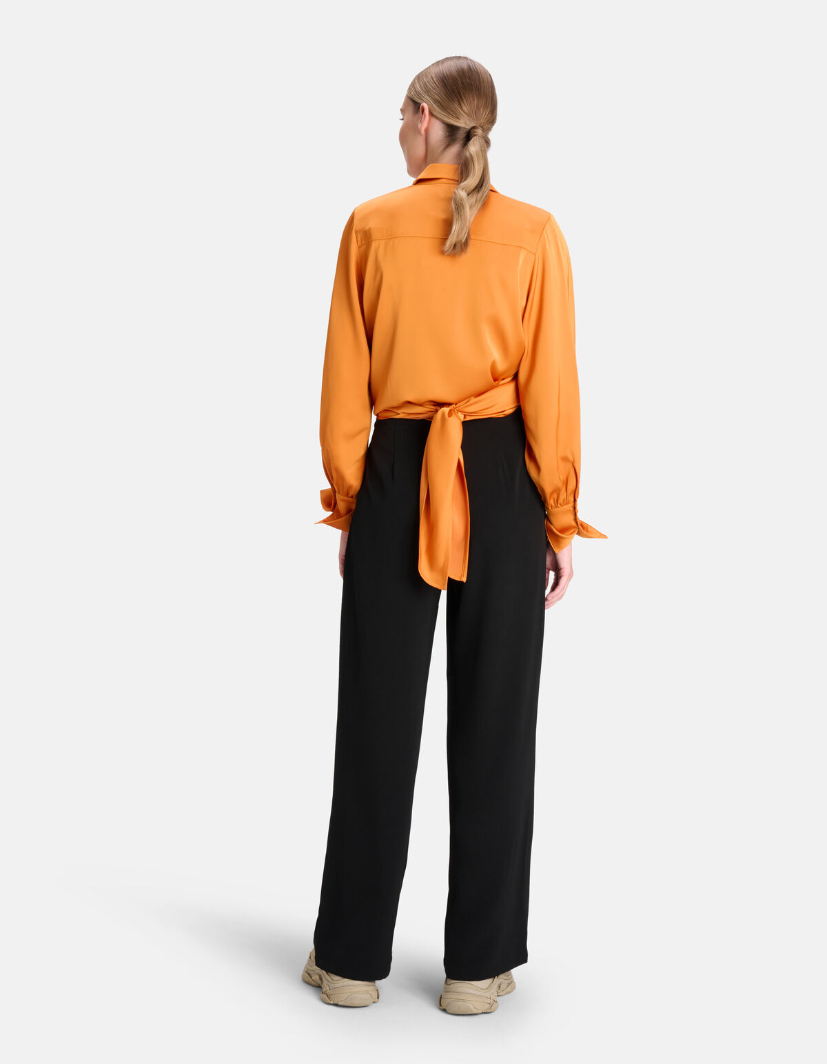 Satin-Bluse Orange By Mieke SHOEBY WOMEN