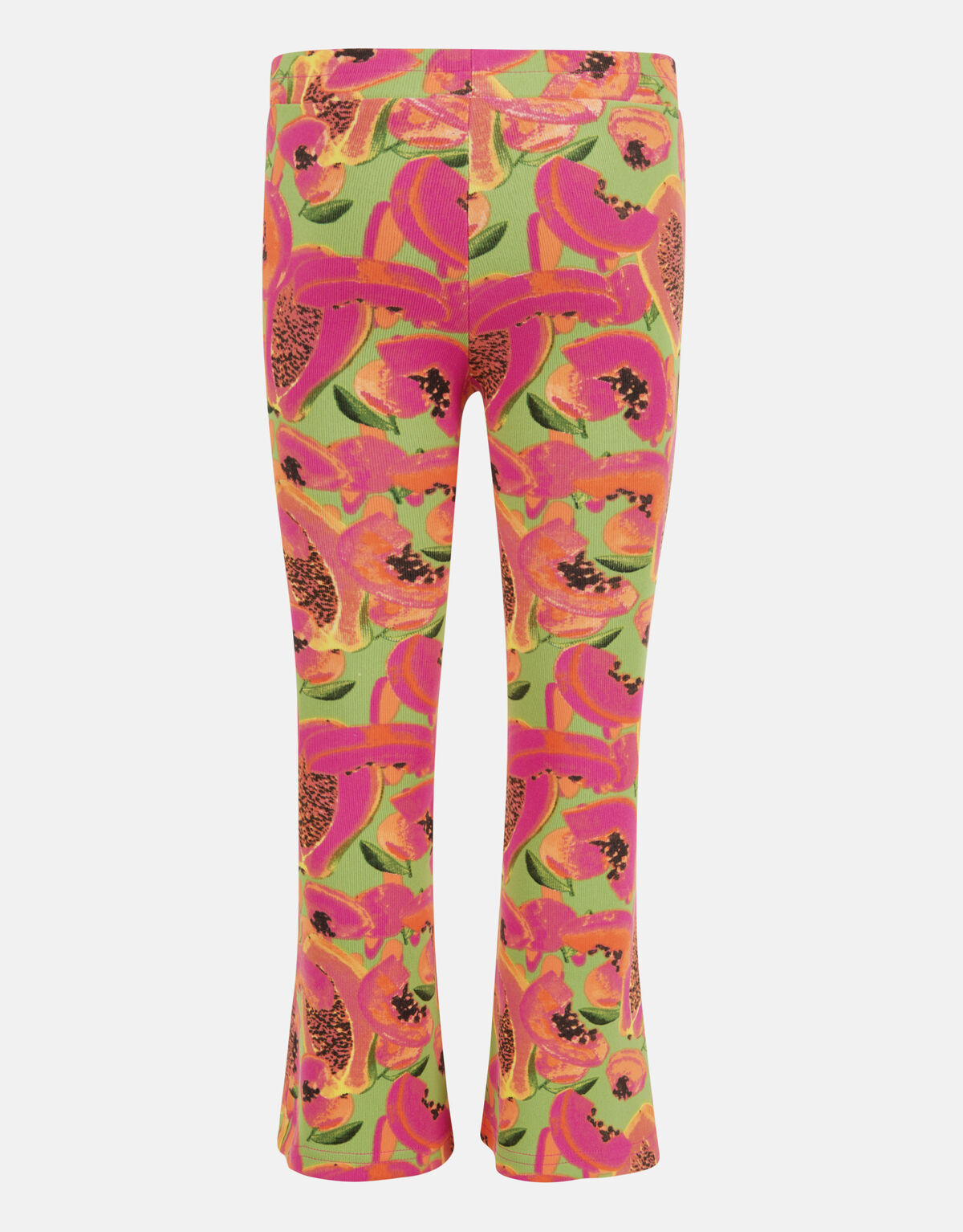 Fruit Rib Flared Legging Grün SHOEBY GIRLS