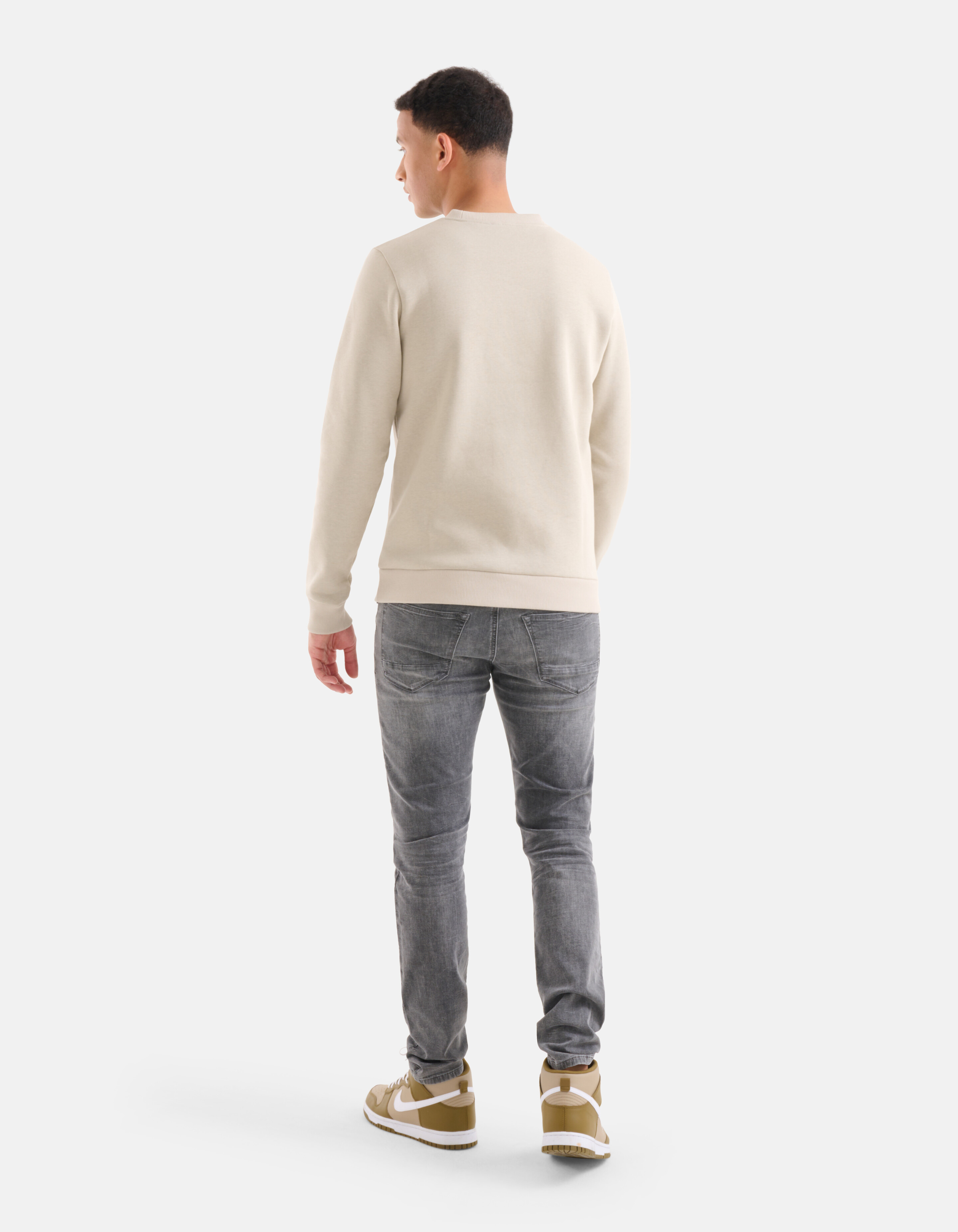 Glitzer-Pullover Beige SHOEBY MEN