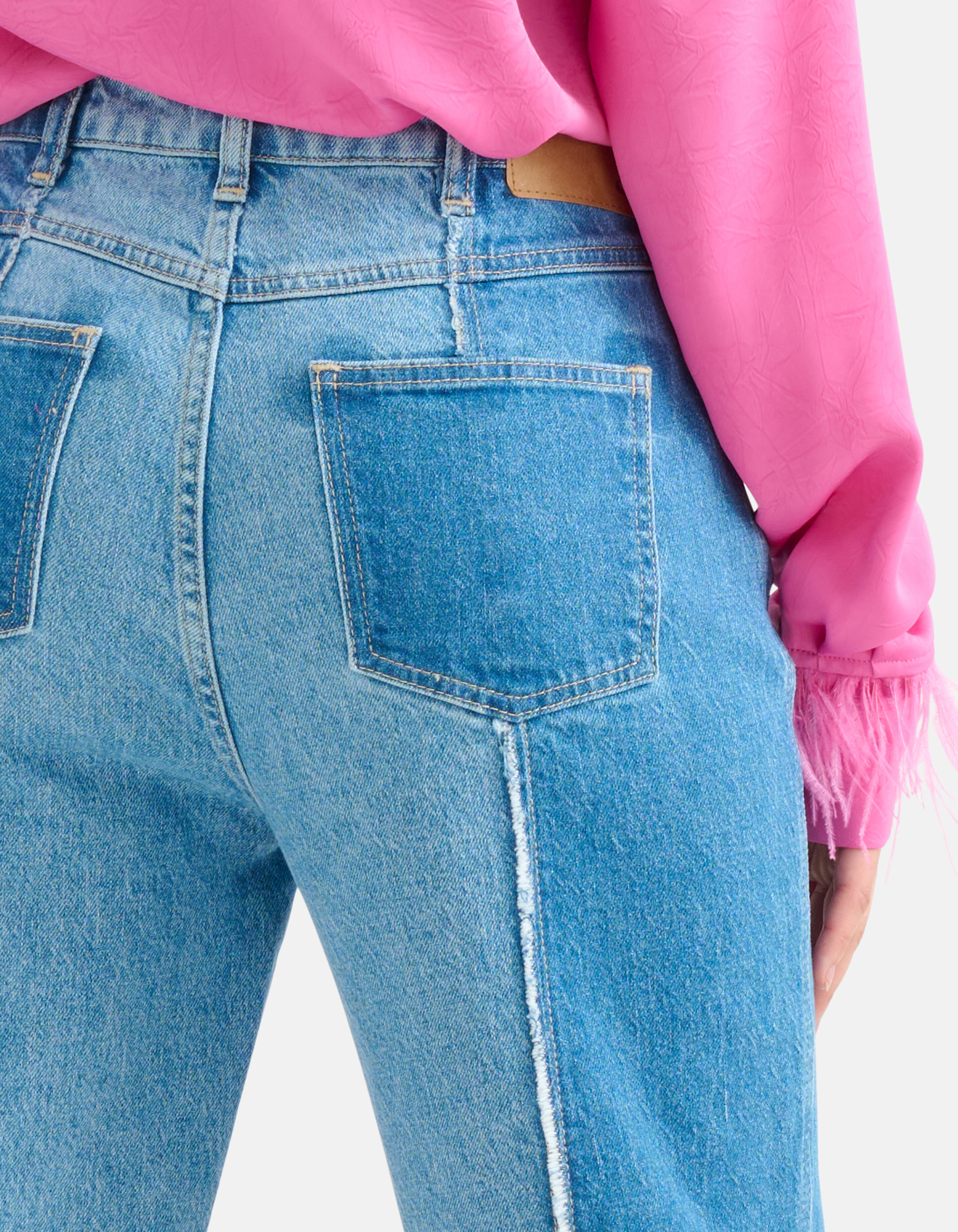 Zweifarbige Denim-Jeans Mediumstone Länge 28 SHOEBY WOMEN