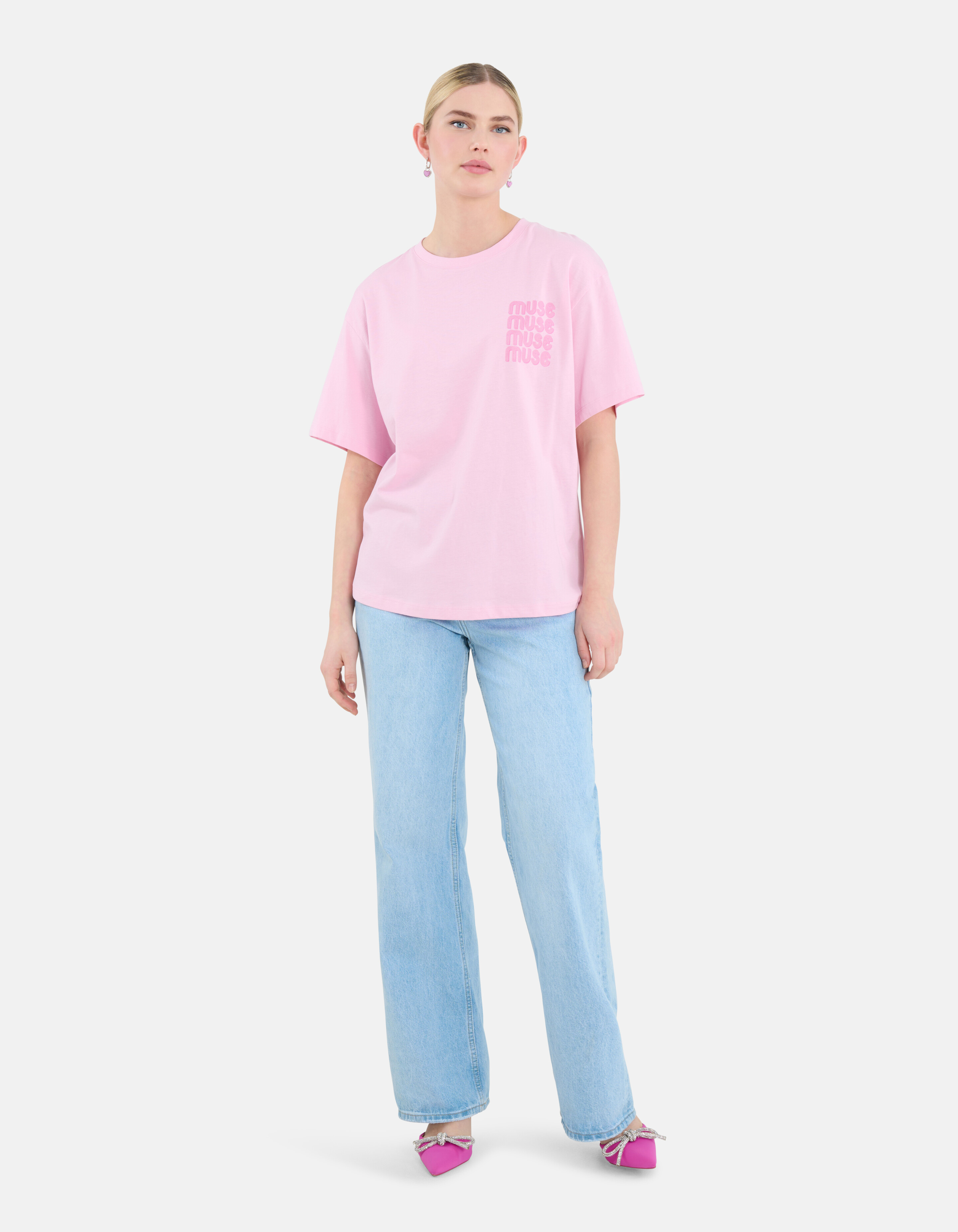 Artwork T-shirt Lichtroze SHOEBY WOMEN