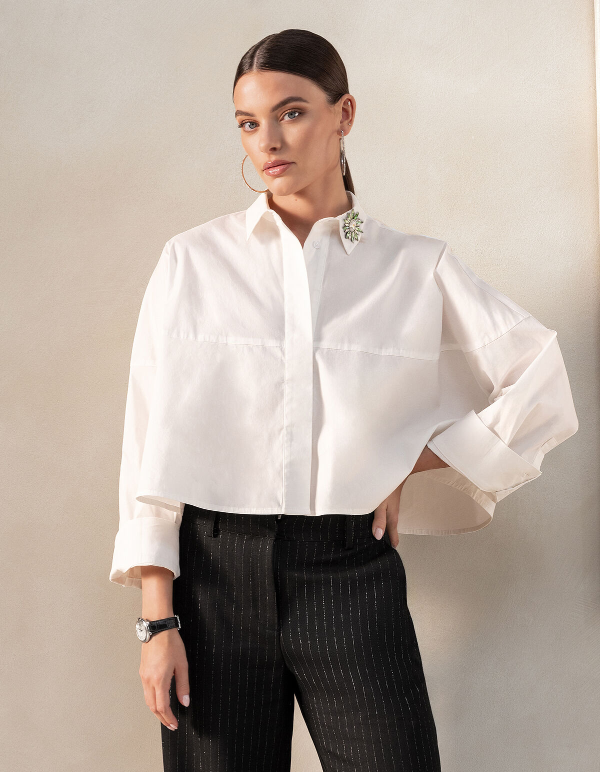Weite Bluse Weiß By Mieke SHOEBY WOMEN