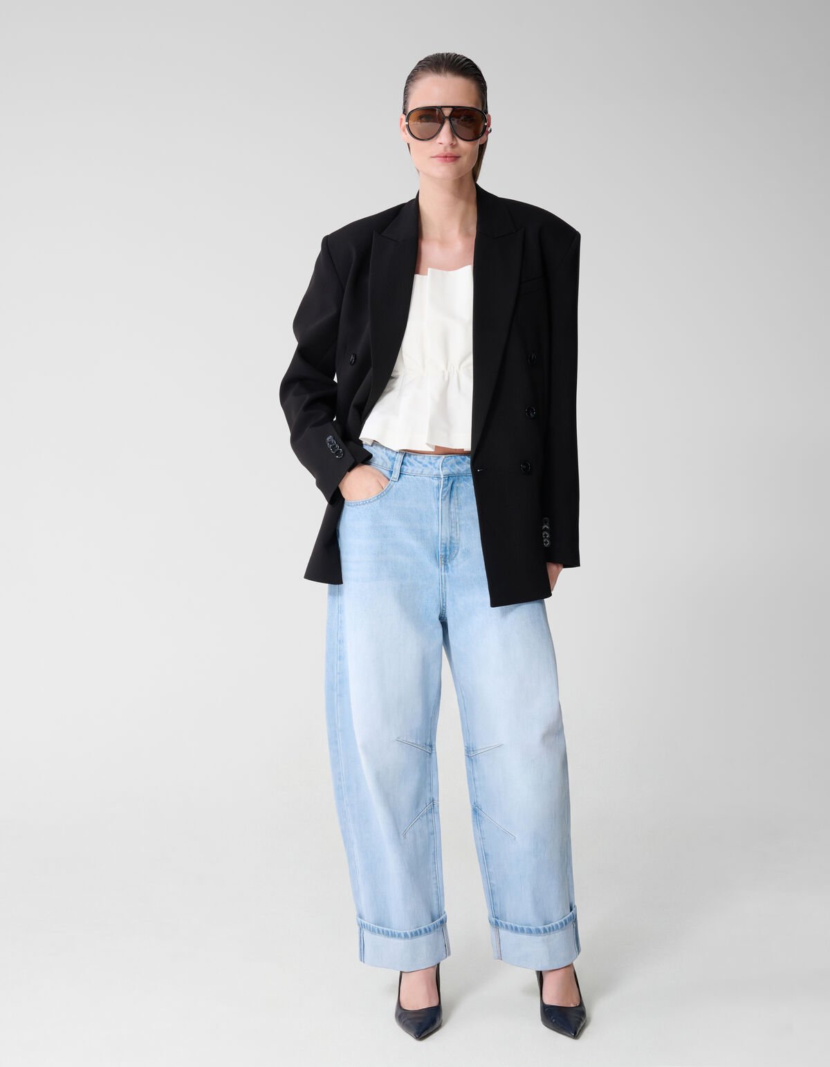 Barrel Fit Jeans Blau von Lonneke SHOEBY WOMEN