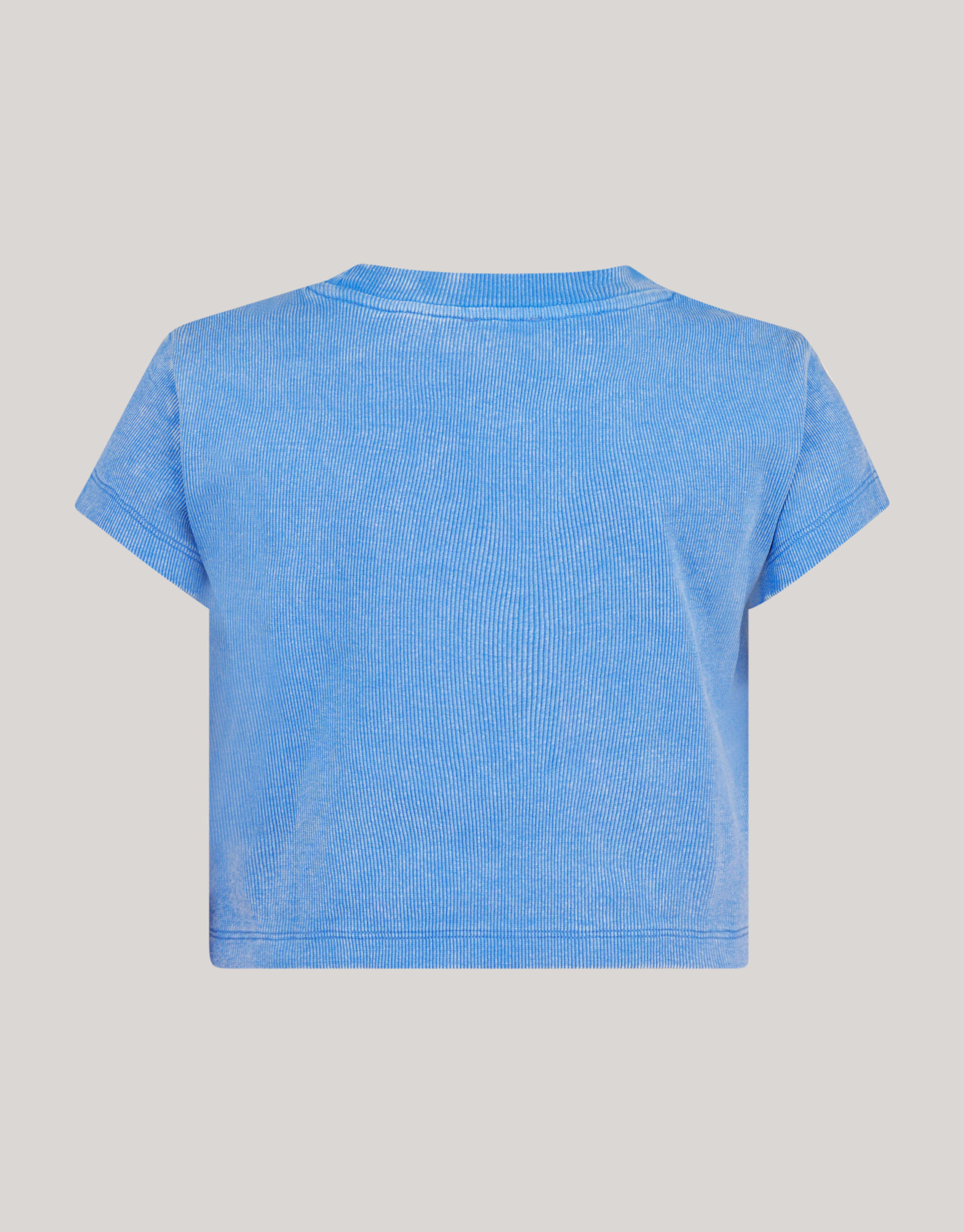 Besticktes Crop Top Blau SHOEBY GIRLS