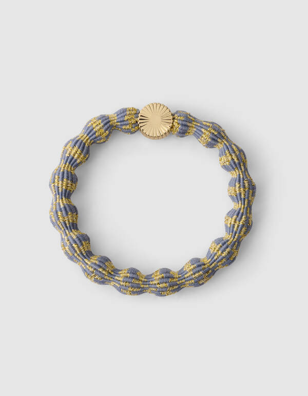 Wave Lurex Haarband Blau/Gelb SHOEBY ACCESSOIRES