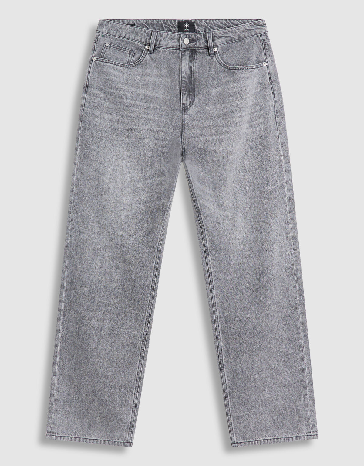 Baggy Fit Jeans Grijs L32 SHOEBY MEN