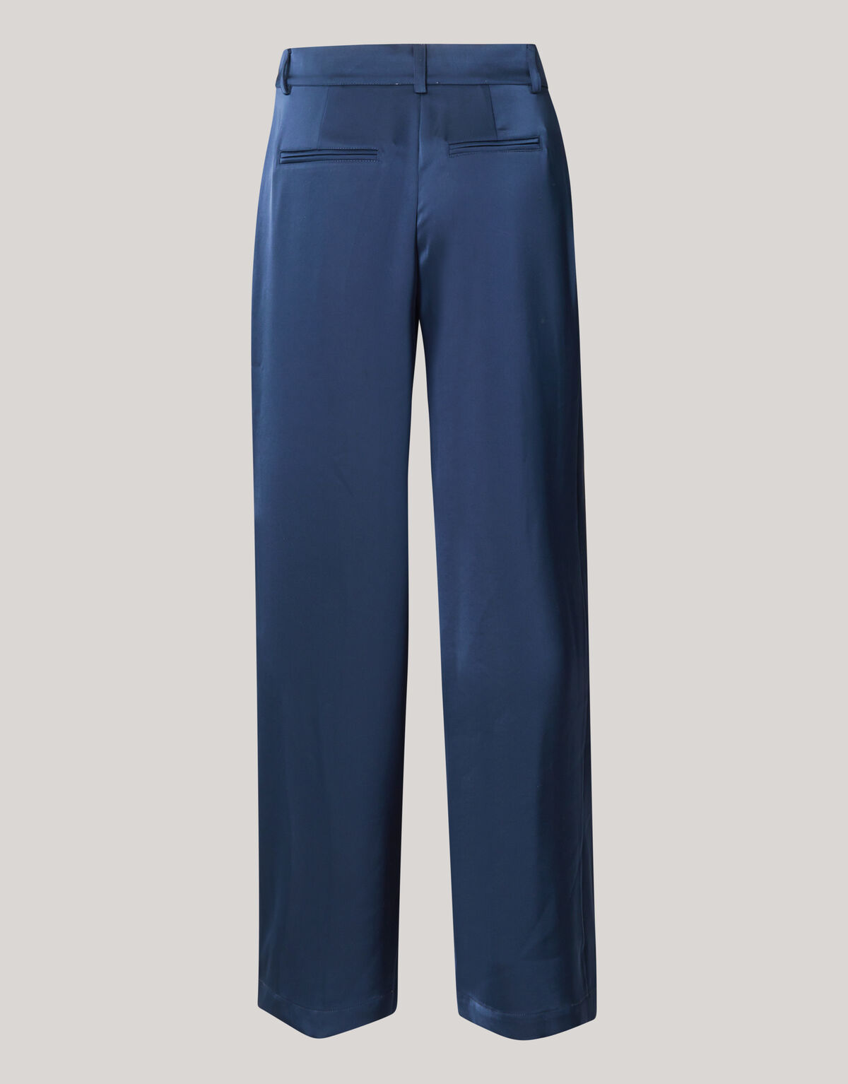 Satin-Hose mit weitem Bein Dunkelblau SHOEBY WOMEN