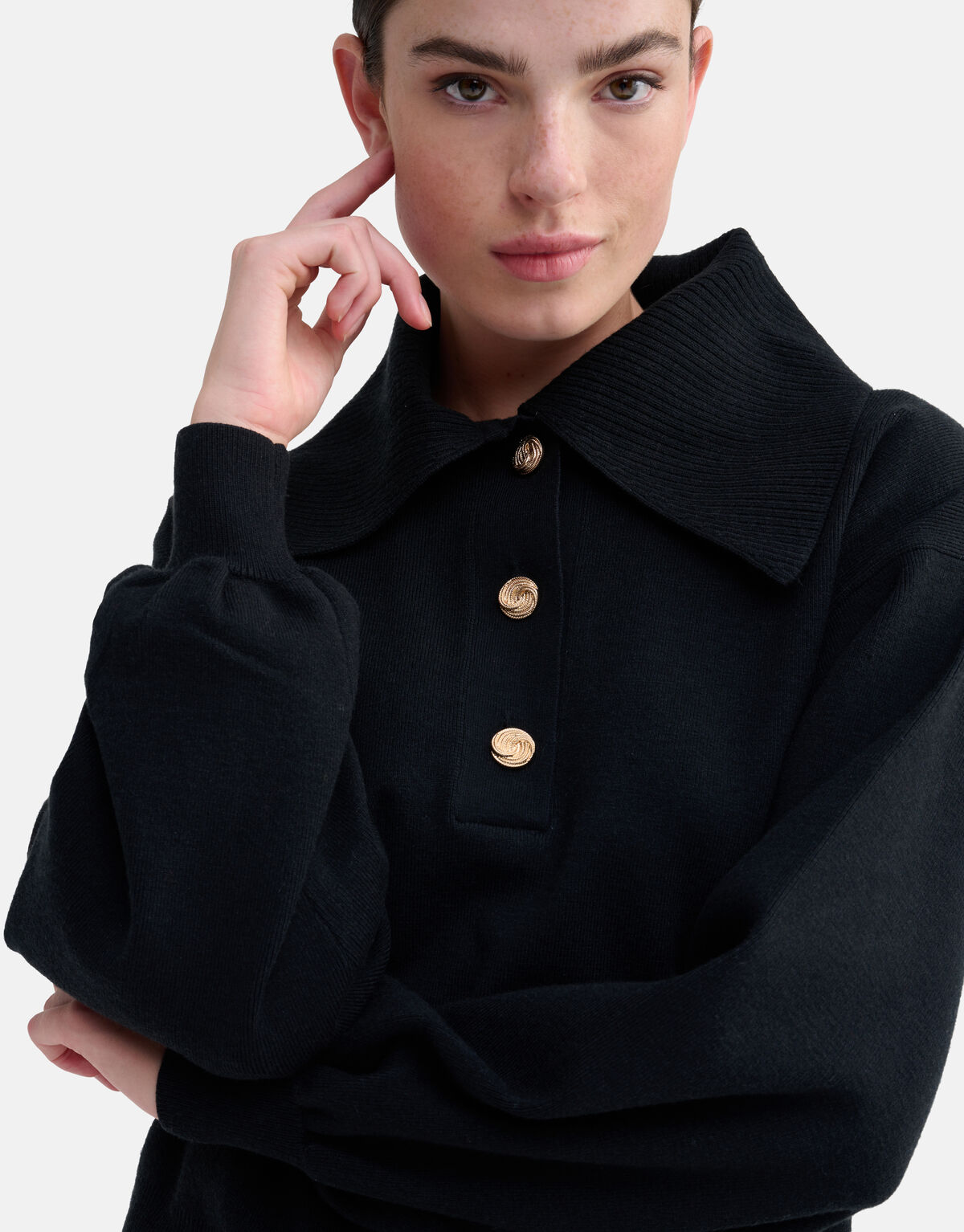 Pullover mit großem Kragen SHOEBY WOMEN
