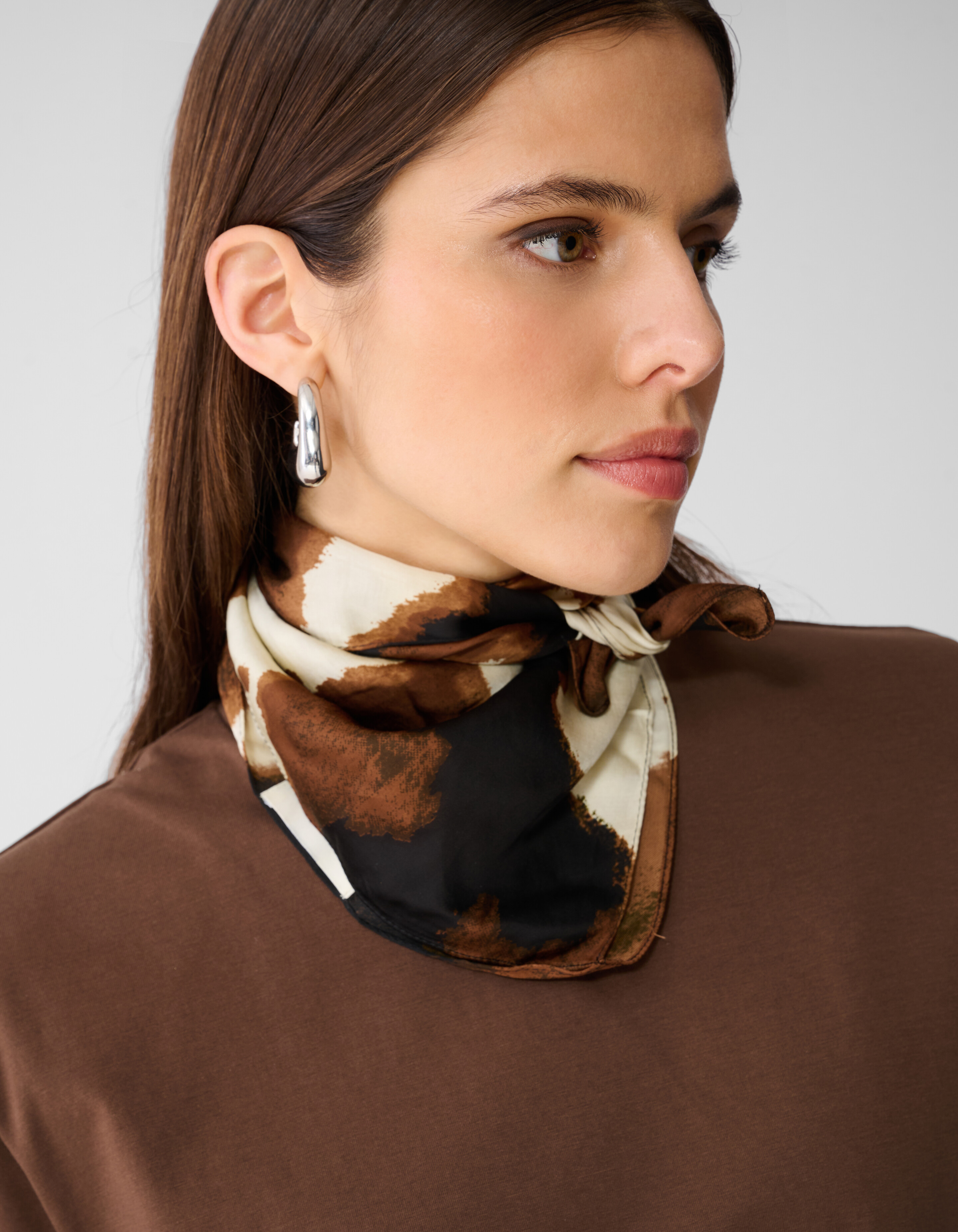 Gepolstertes T-Shirt Braun SHOEBY WOMEN