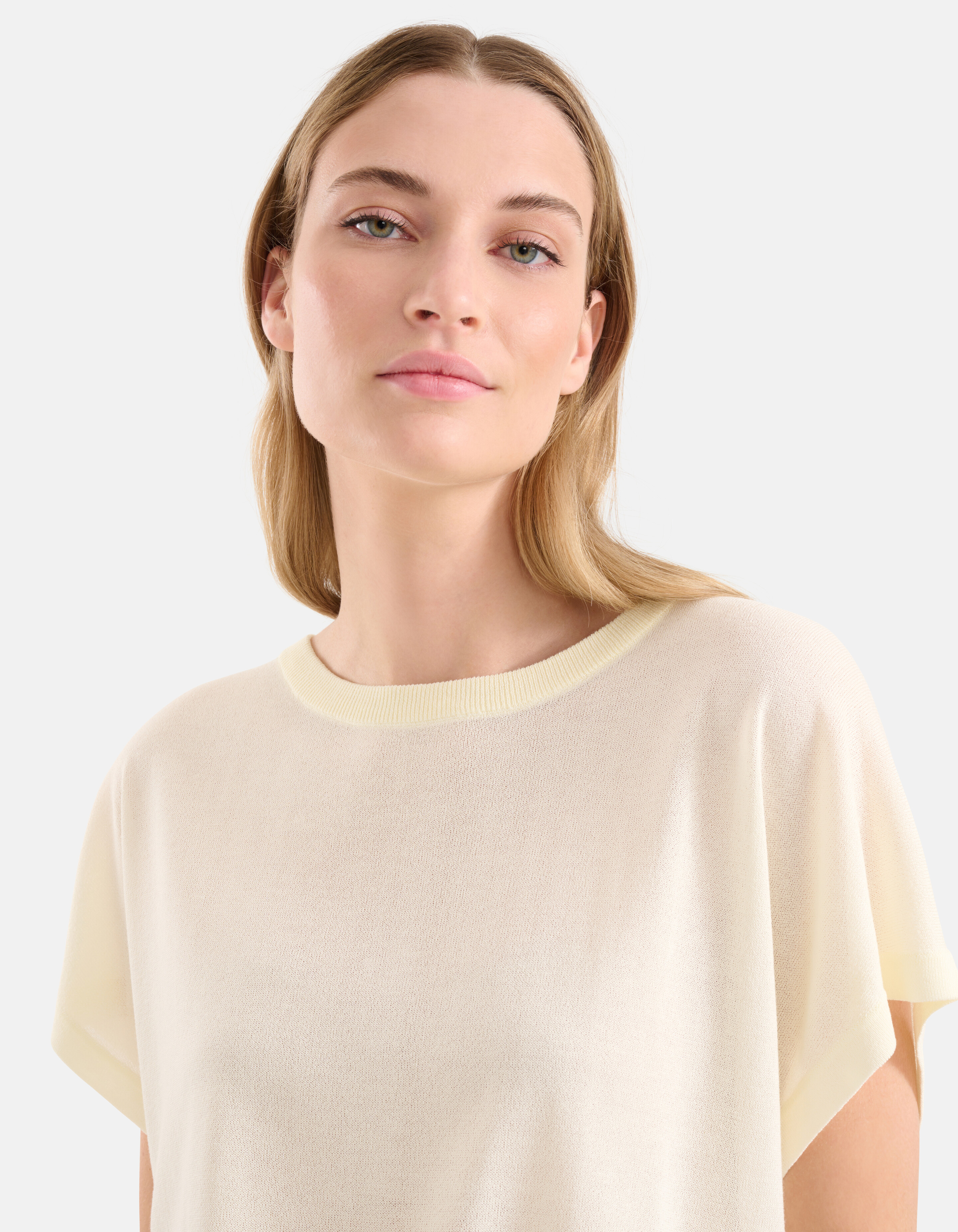 Lose geschnittenes T-Shirt hellgelb SHOEBY WOMEN