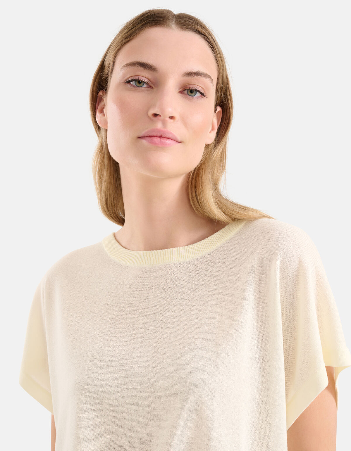 Lose geschnittenes T-Shirt hellgelb SHOEBY WOMEN