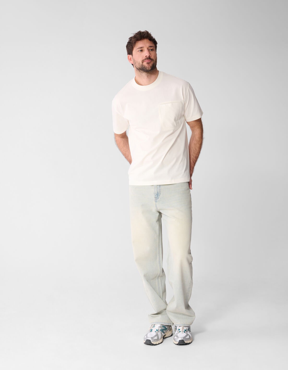 Pocket T-Shirt Off-White SHOEBY MEN