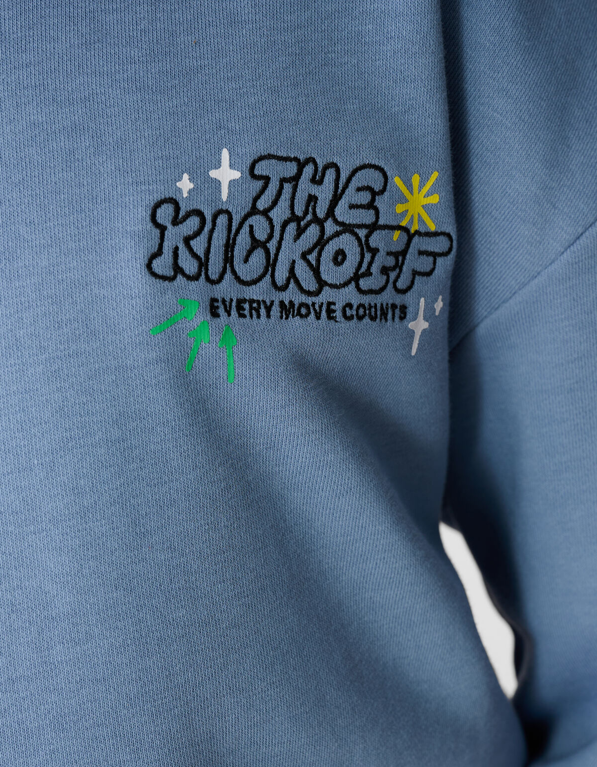 Kick Off Artwork Sweatshirt Hellblau SHOEBY BOYS