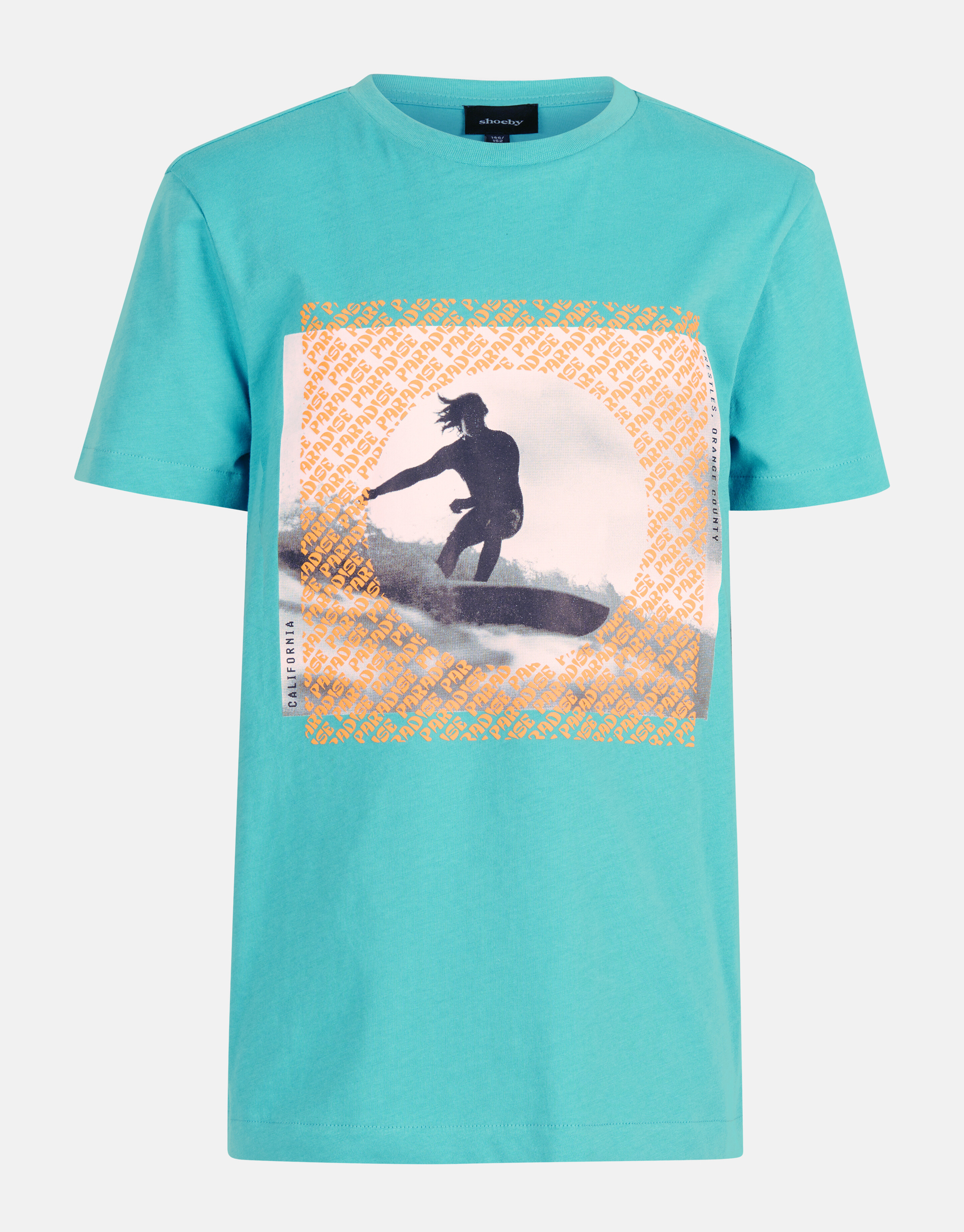 Druck-T-Shirt Blau SHOEBY BOYS
