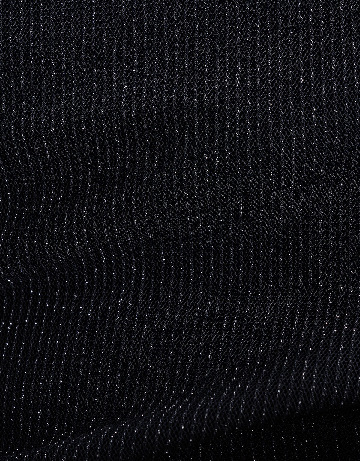 Lurex Mesh Top Schwarz SHOEBY WOMEN
