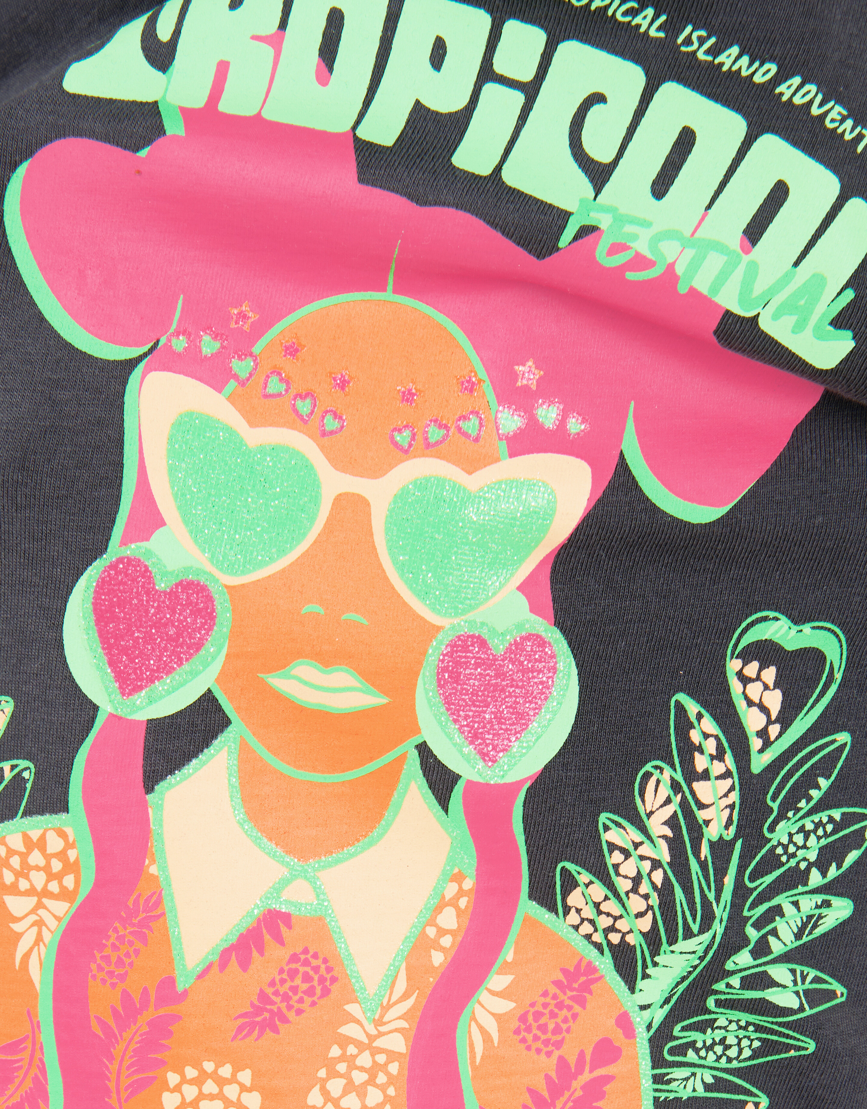 Artwork T-shirt Dunkelgrau SHOEBY GIRLS