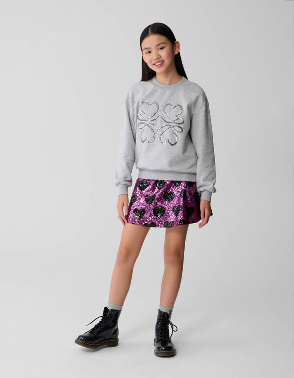 Pailletten-Minirock Rosa SHOEBY GIRLS