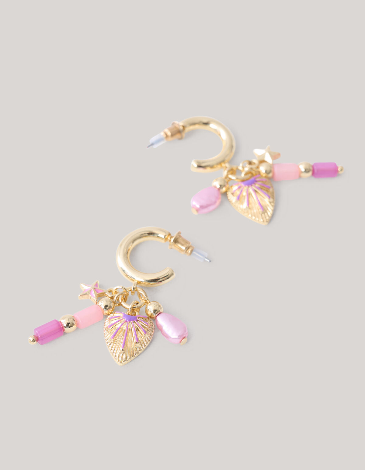 Charm-Ohrringe Gold SHOEBY ACCESSOIRES