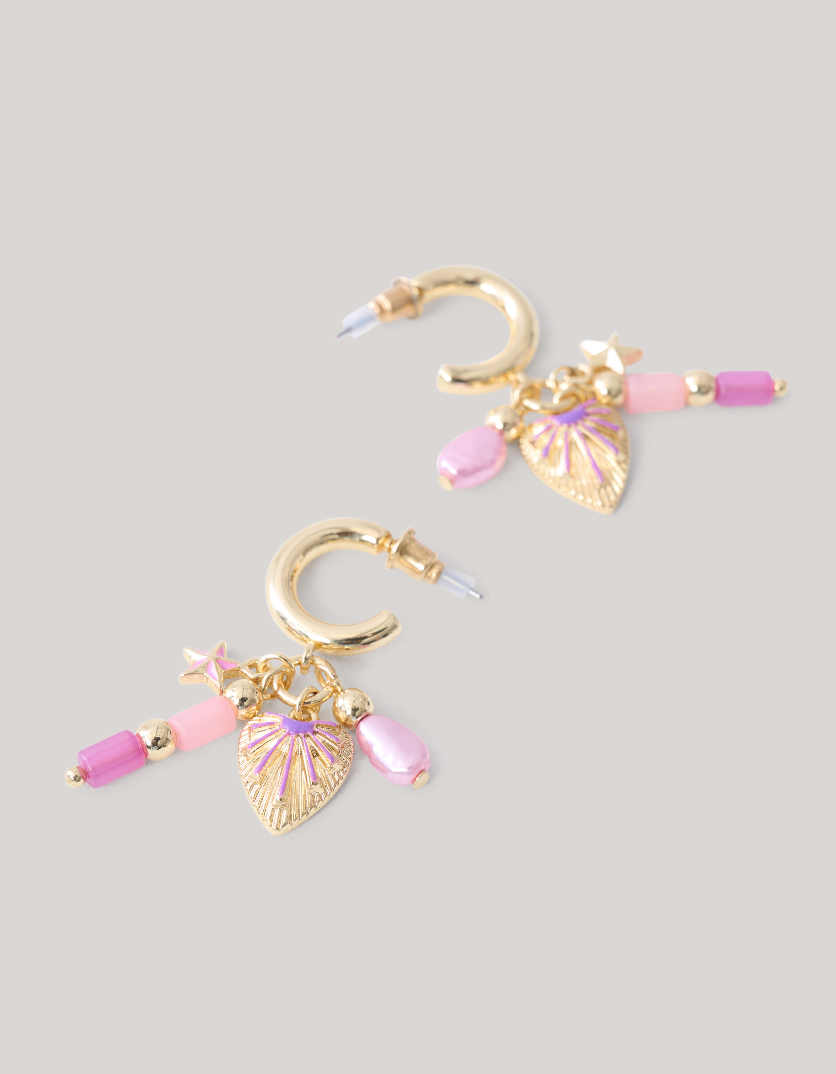Charm-Ohrringe Gold SHOEBY ACCESSOIRES