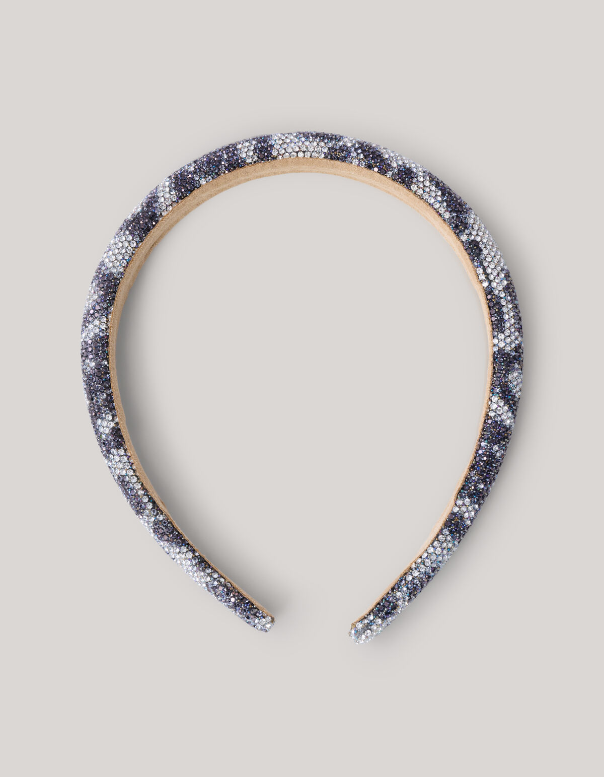 Strass Leopard Haarband Braun SHOEBY ACCESSOIRES