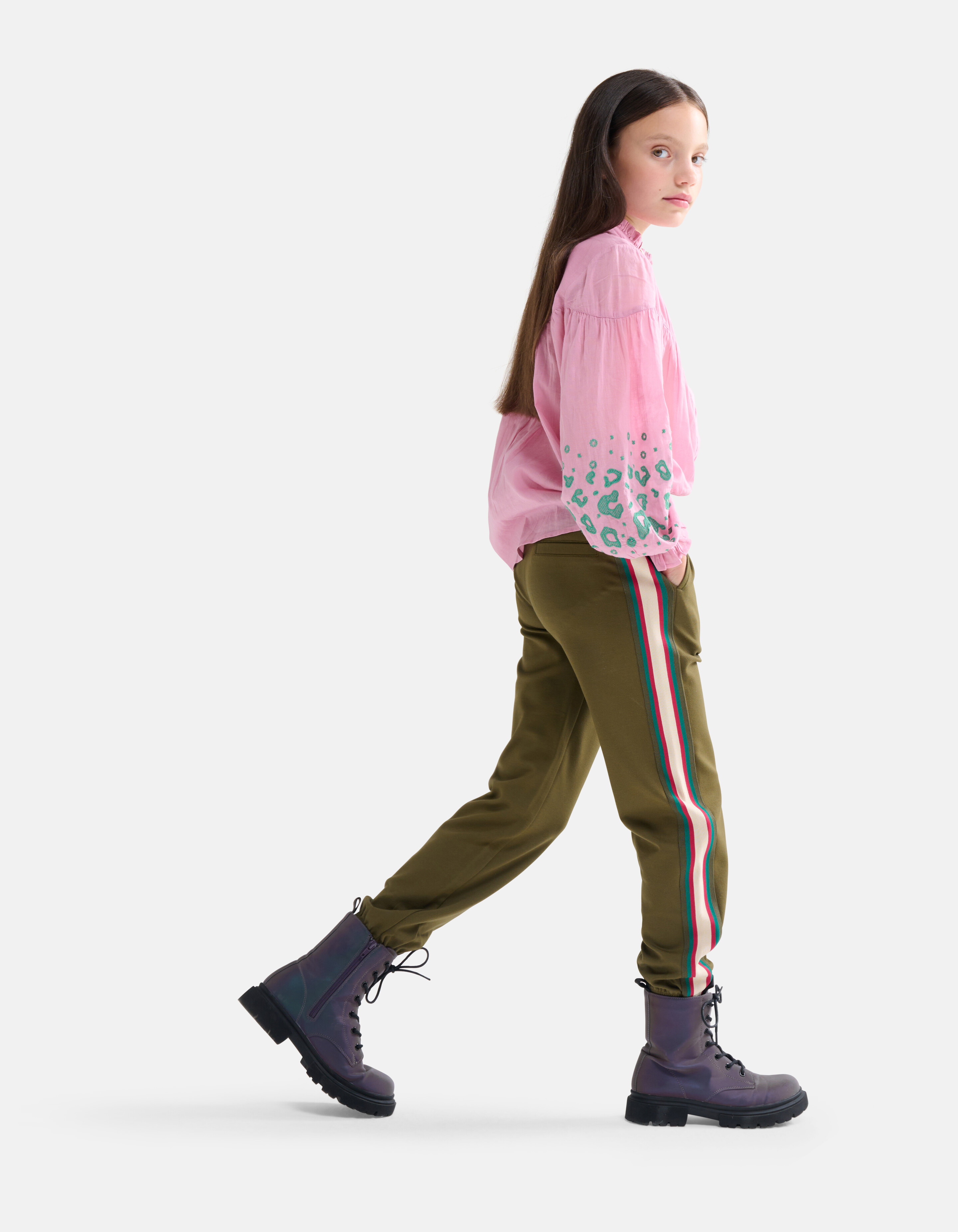 Colorblock Jogger Dunkelgrün SHOEBY GIRLS