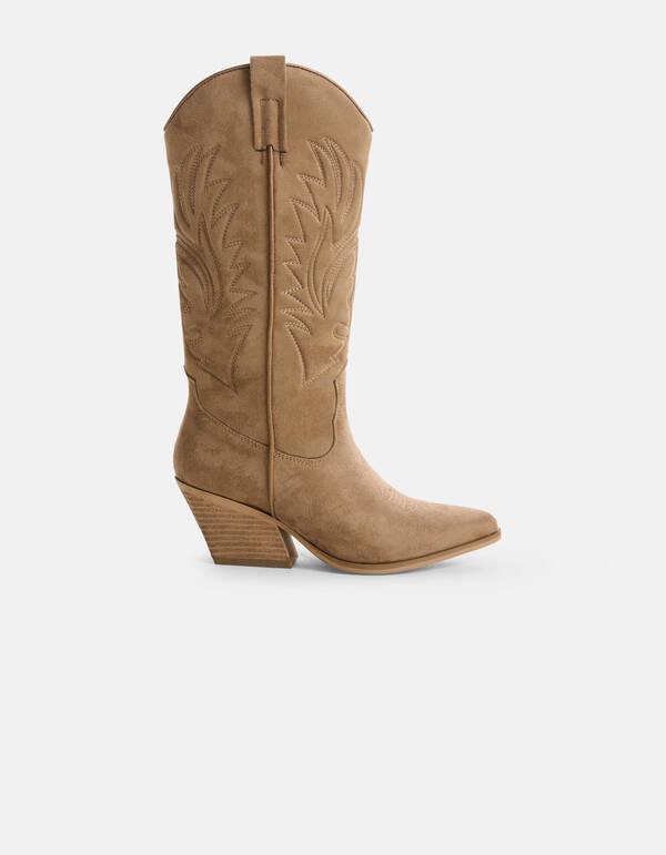 Westernstiefel Taupe SHOEBY SHOES
