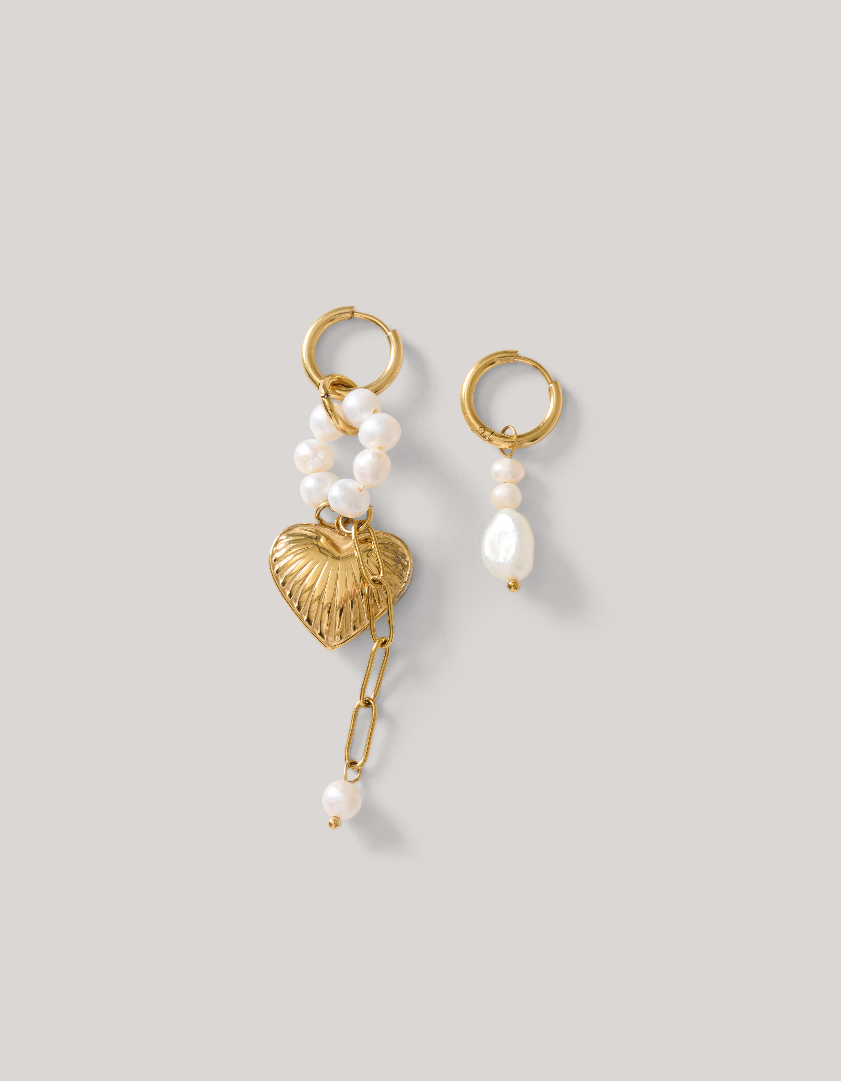 Perlenohrringe Gold SHOEBY ACCESSOIRES