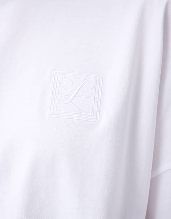 T-Shirt in Übergröße Weiß By Lonneke SHOEBY WOMEN