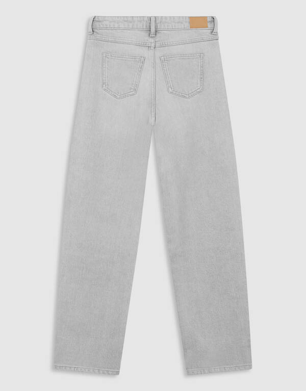 Strass Wide Leg Fit Jeans Hellgrau SHOEBY GIRLS