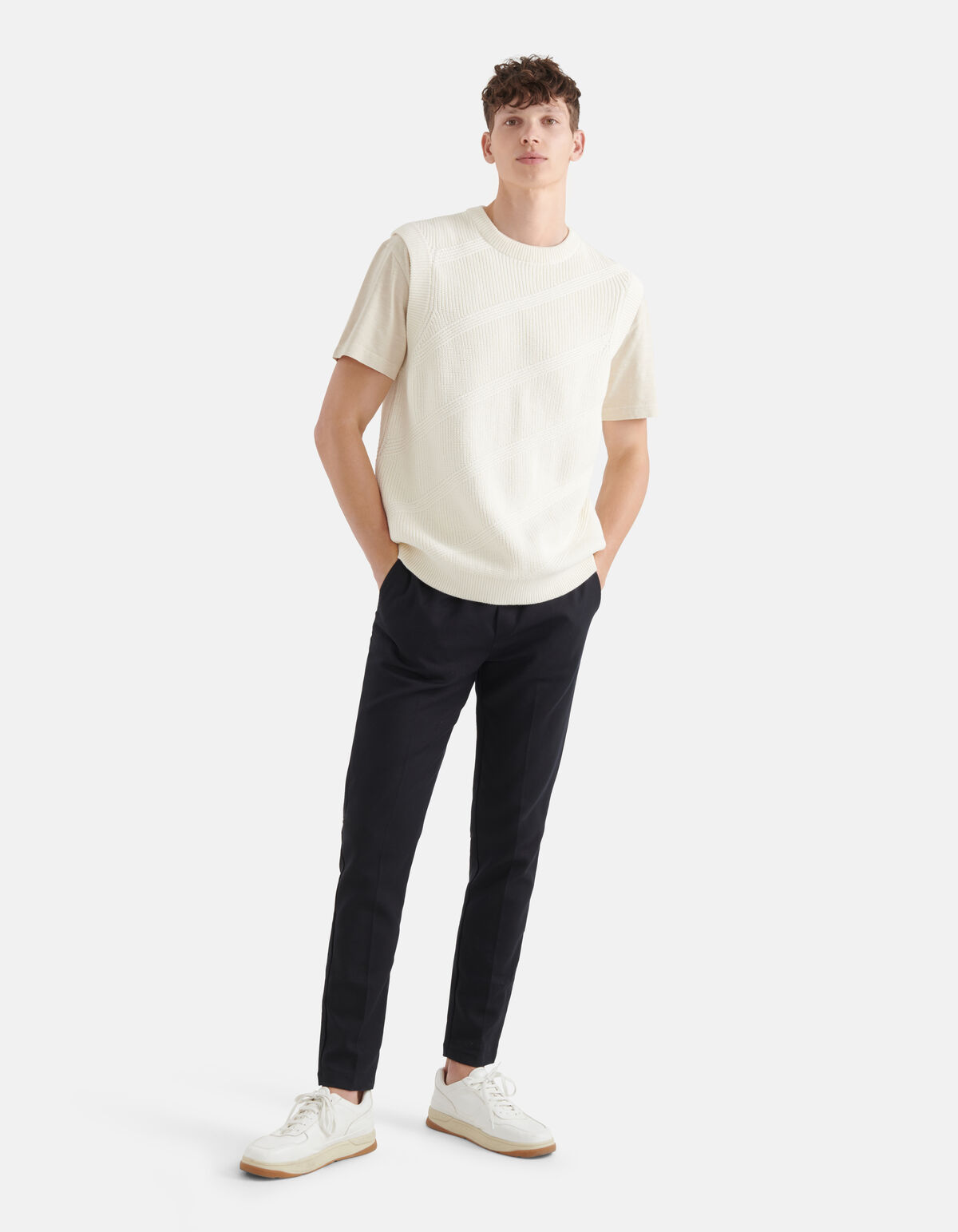 Diagonale Spencer Off White SHOEBY MEN
