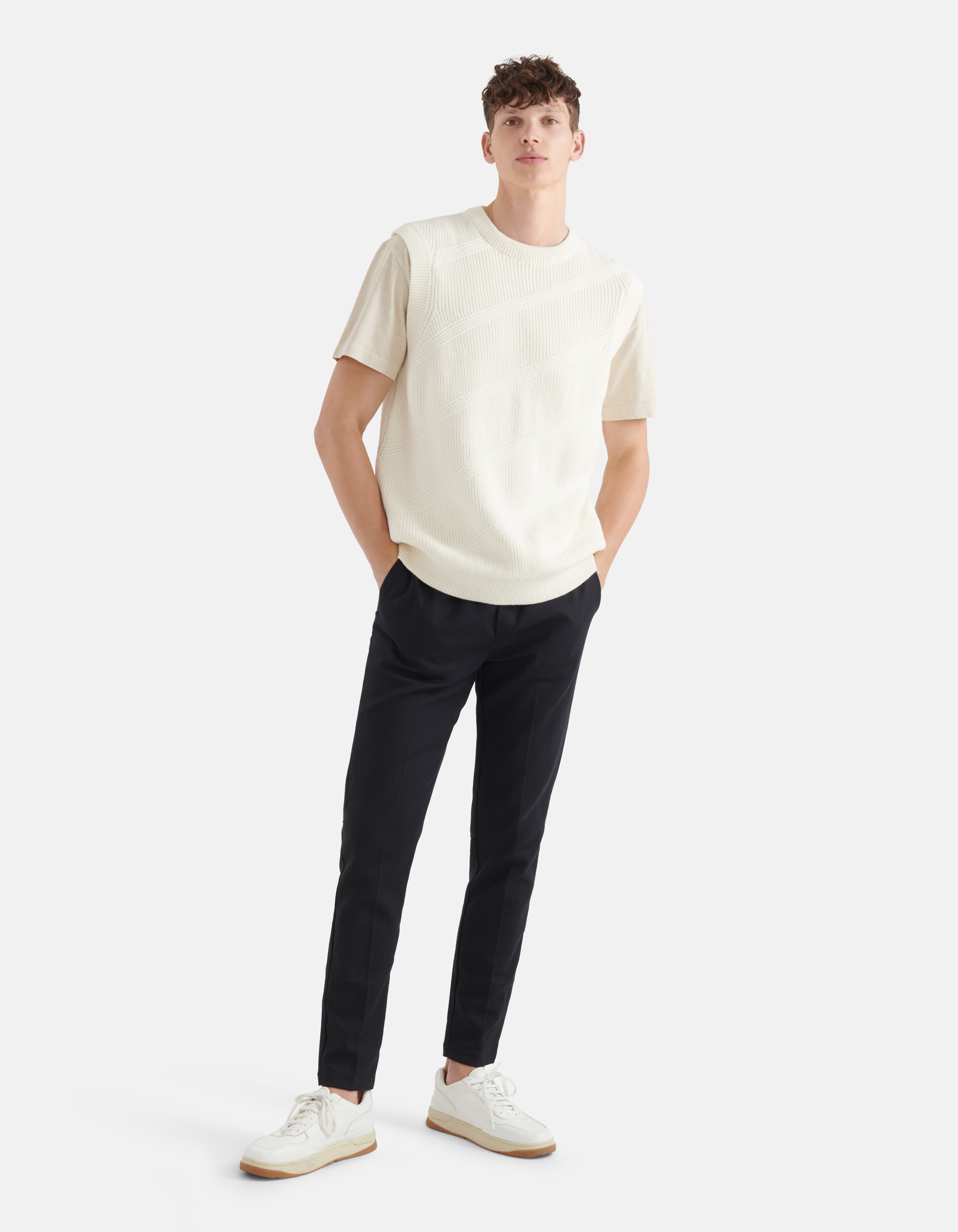 Diagonale Spencer Off White SHOEBY MEN