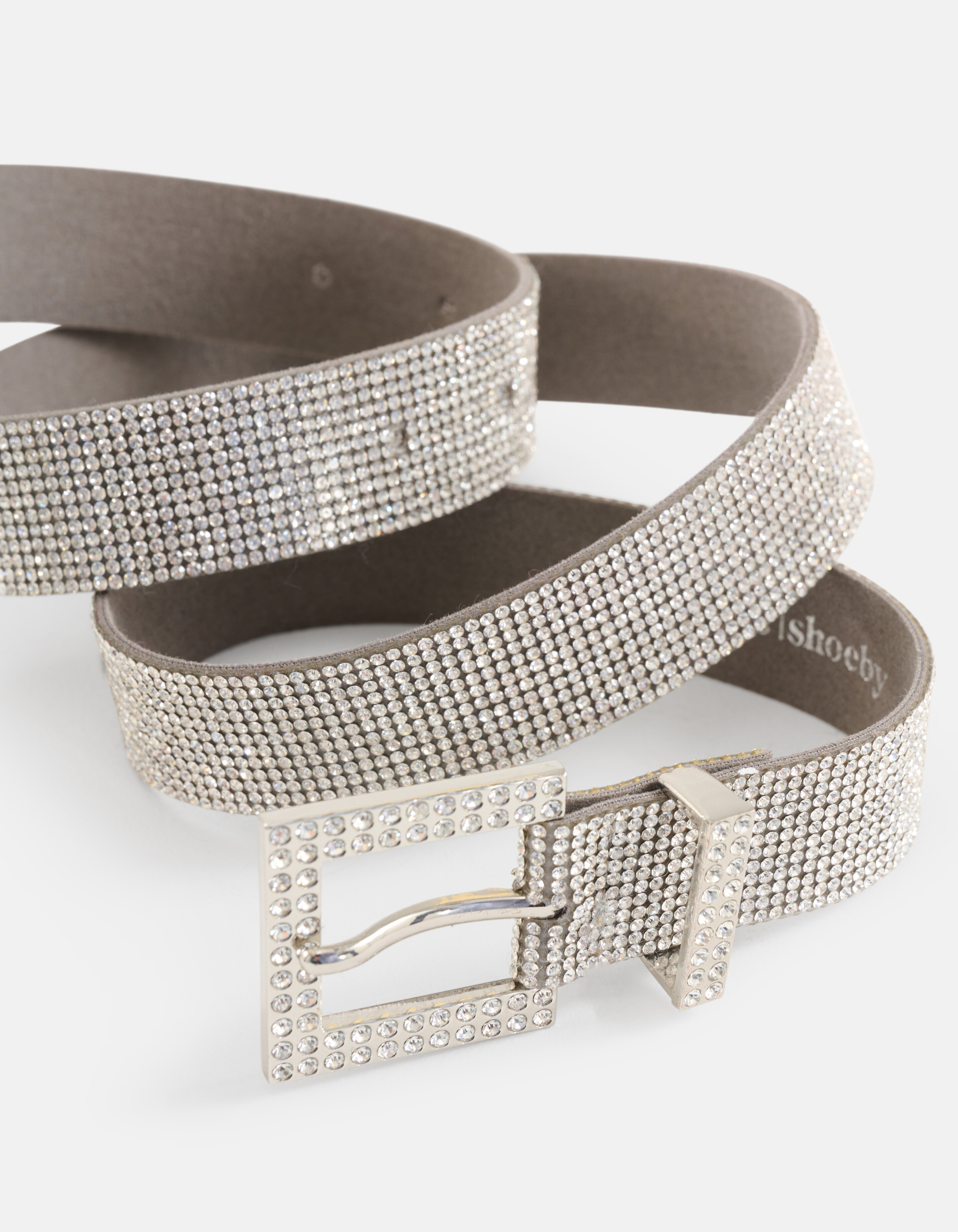 Gürtel mit silberfarbenen Strasssteinen SHOEBY ACCESSOIRES