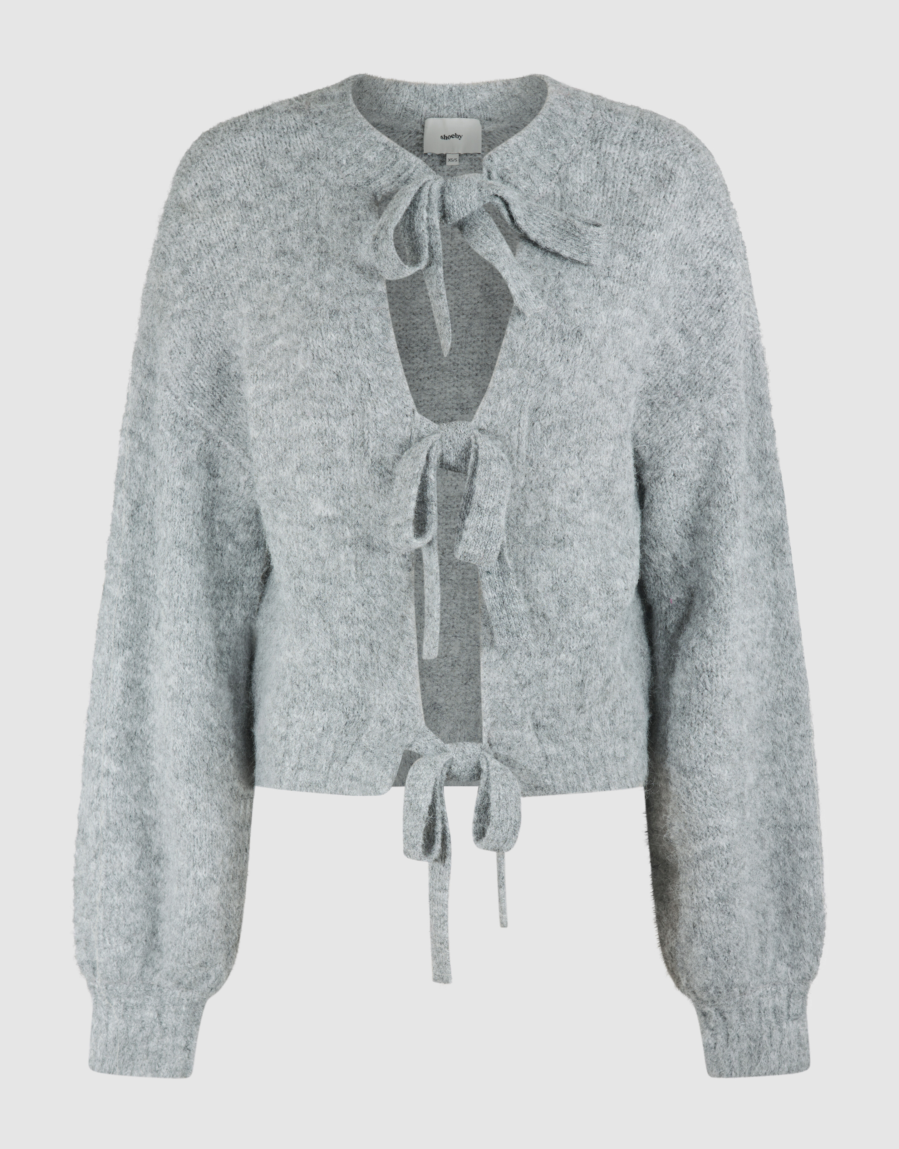 Twist Strik Strickjacke Hellgrau SHOEBY WOMEN
