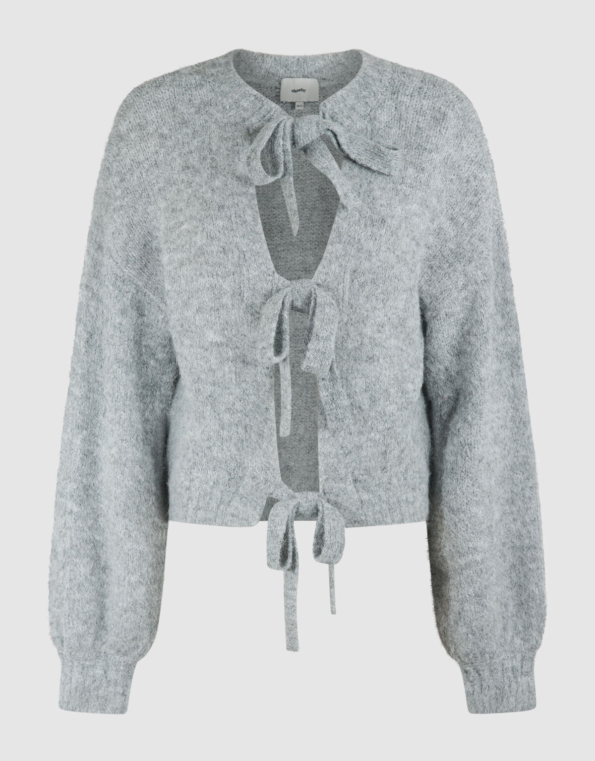 Twist Strik Strickjacke Hellgrau SHOEBY WOMEN