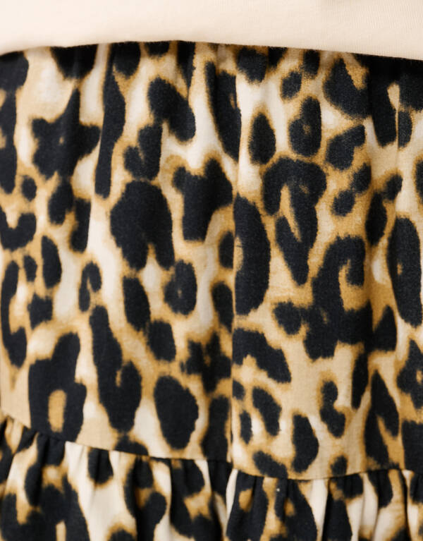 Star Leopard Minirock Hellbraun SHOEBY GIRLS