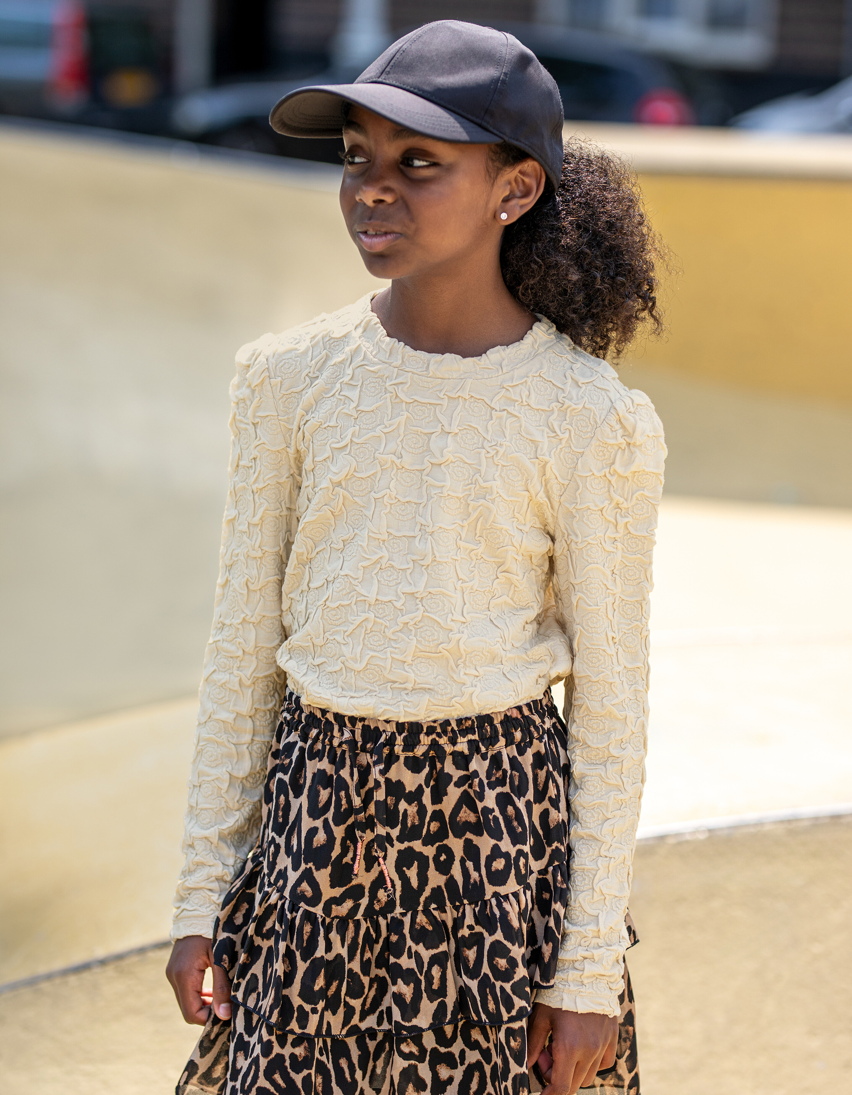 Strukturiertes Oberteil Off White SHOEBY GIRLS