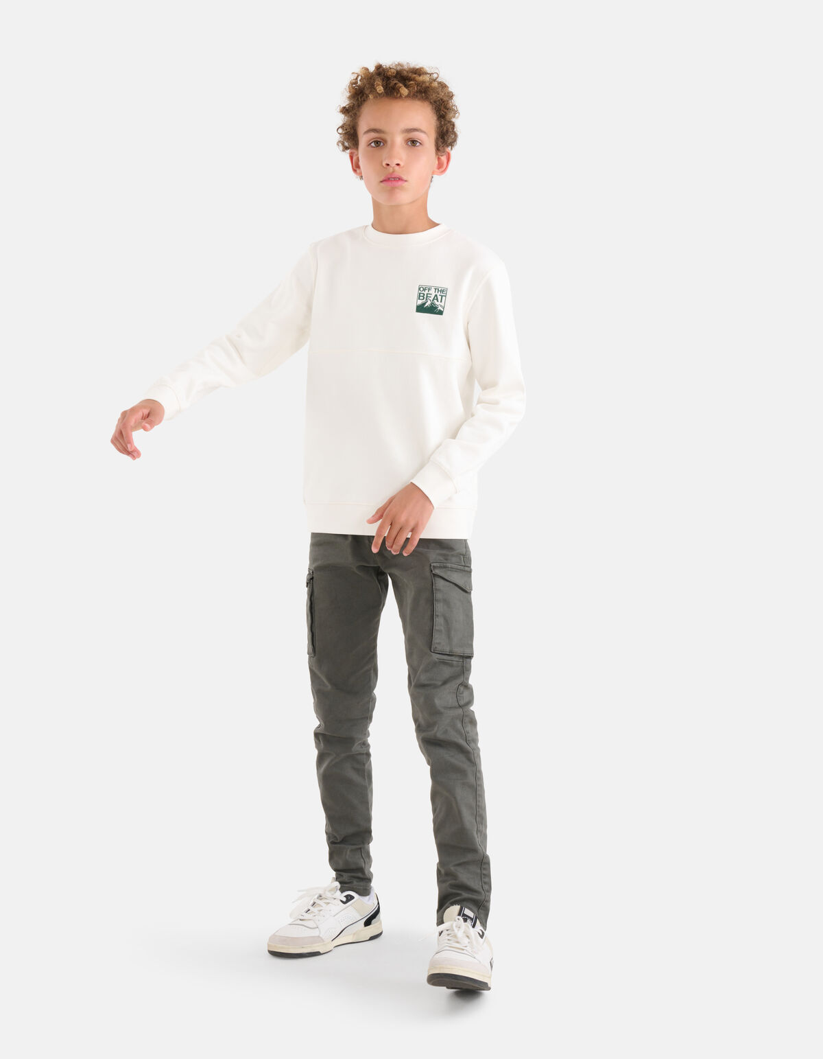 Pullover mit Stickerei Off White SHOEBY BOYS