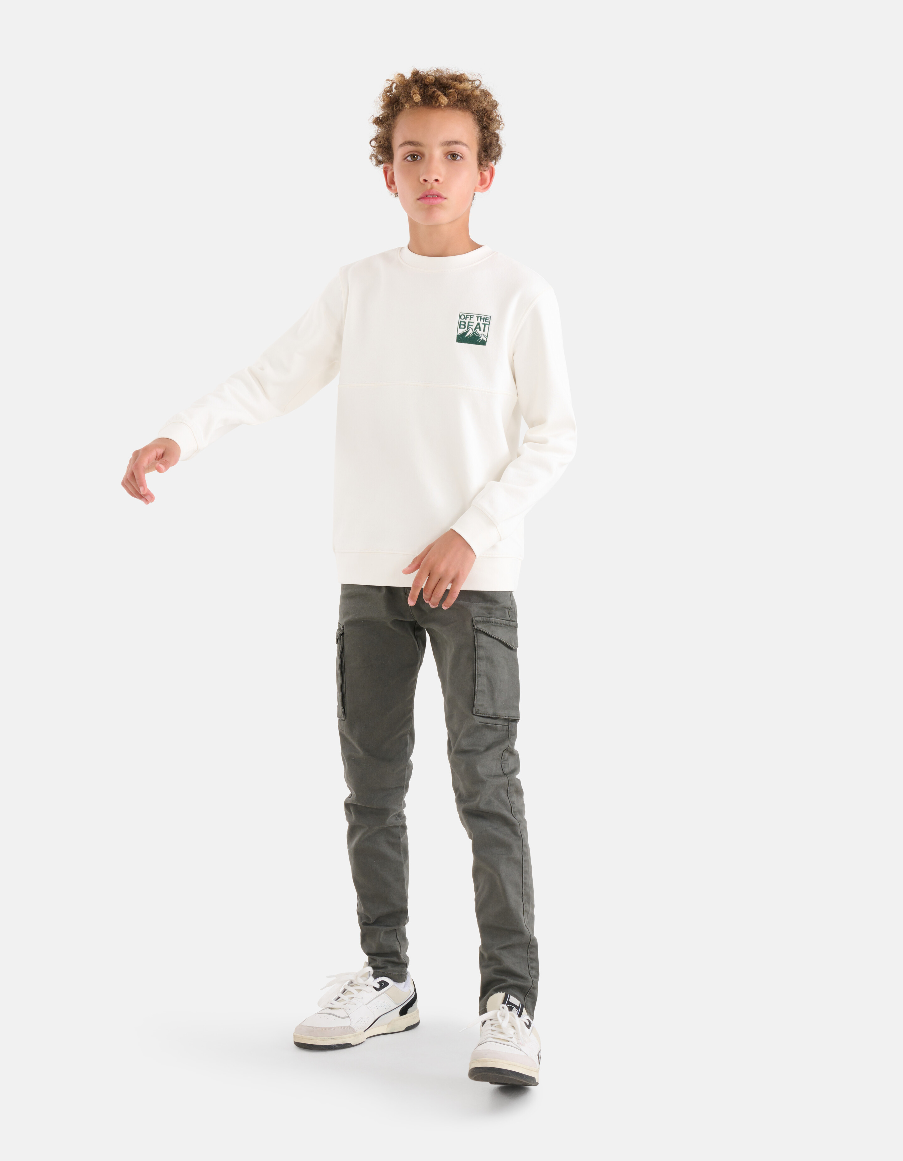 Pullover mit Stickerei Off White SHOEBY BOYS