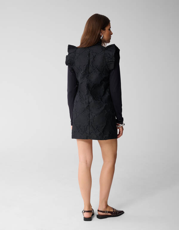 Jacquard Mini Kleid Schwarz SHOEBY WOMEN