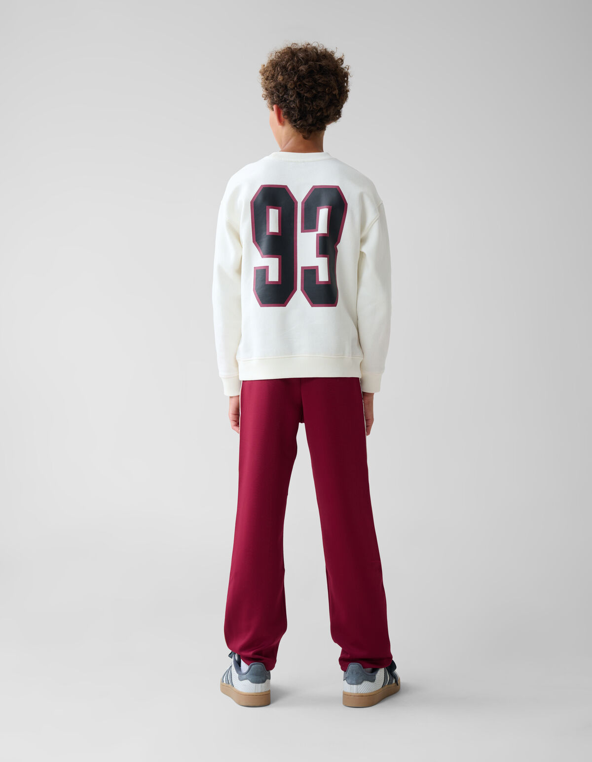 Sportliche Tape-Hose Dunkelrot SHOEBY BOYS