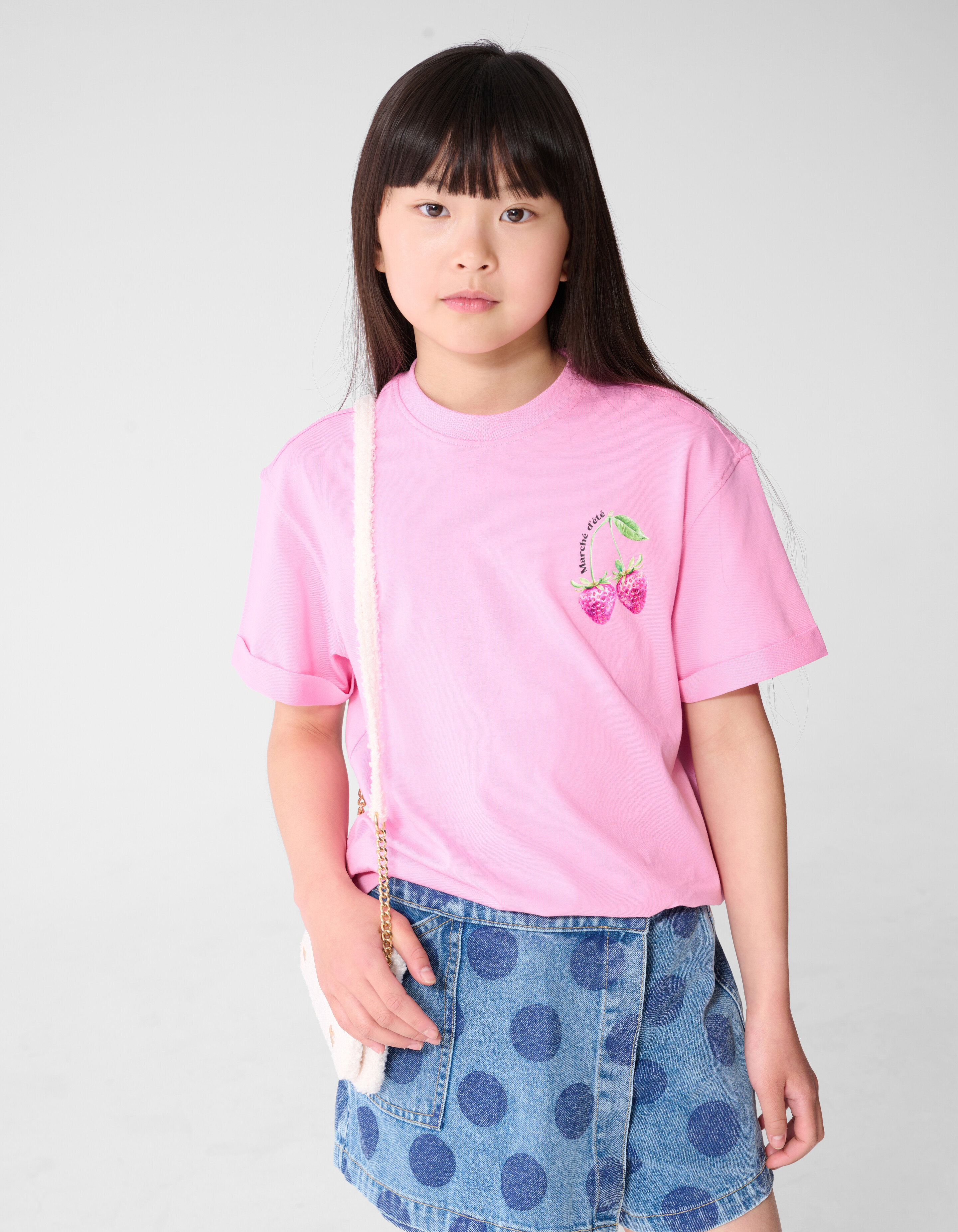 Cherry Artwork T-Shirt Rosa SHOEBY GIRLS