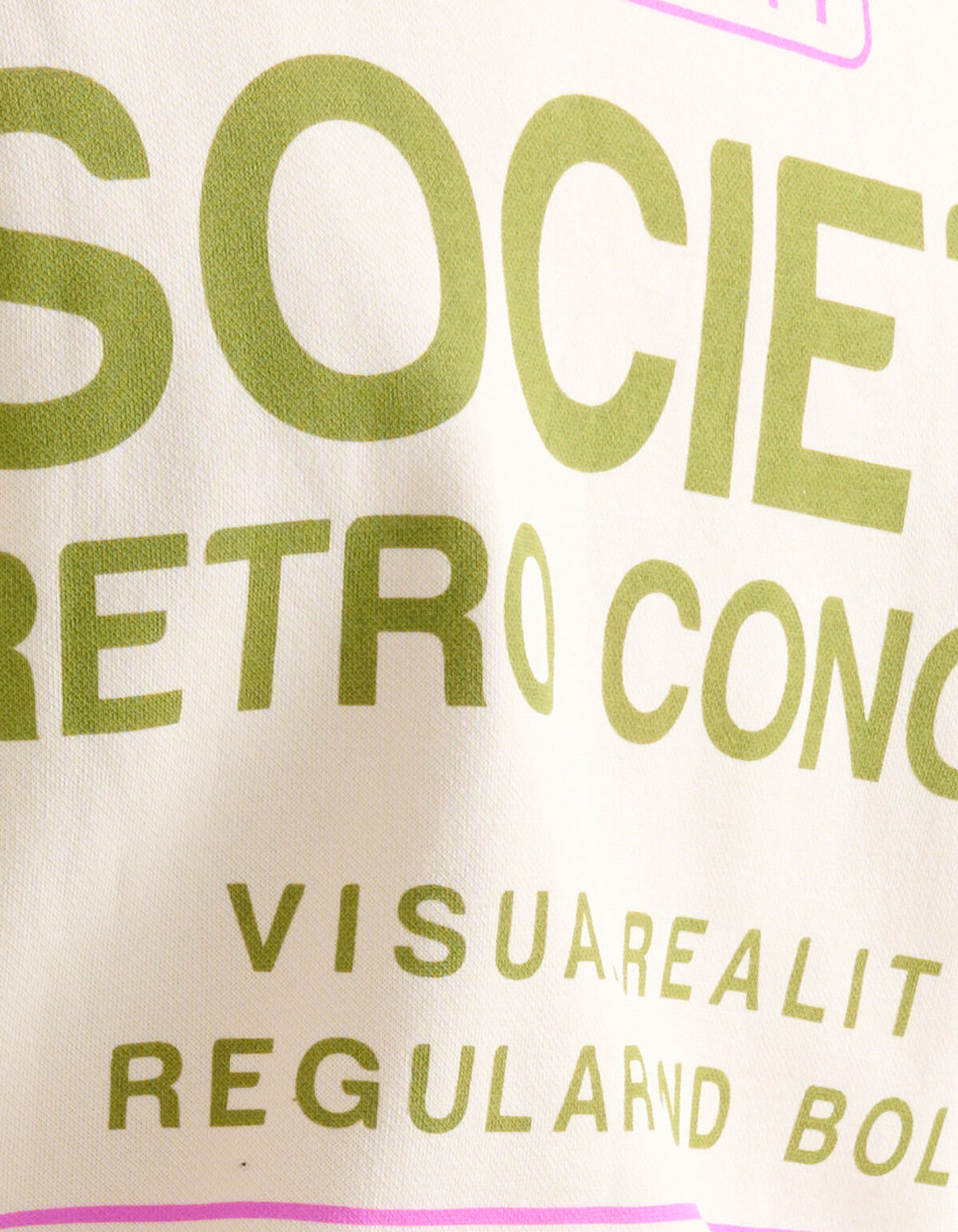 Society Artwork Pullover Beige SHOEBY WOMEN